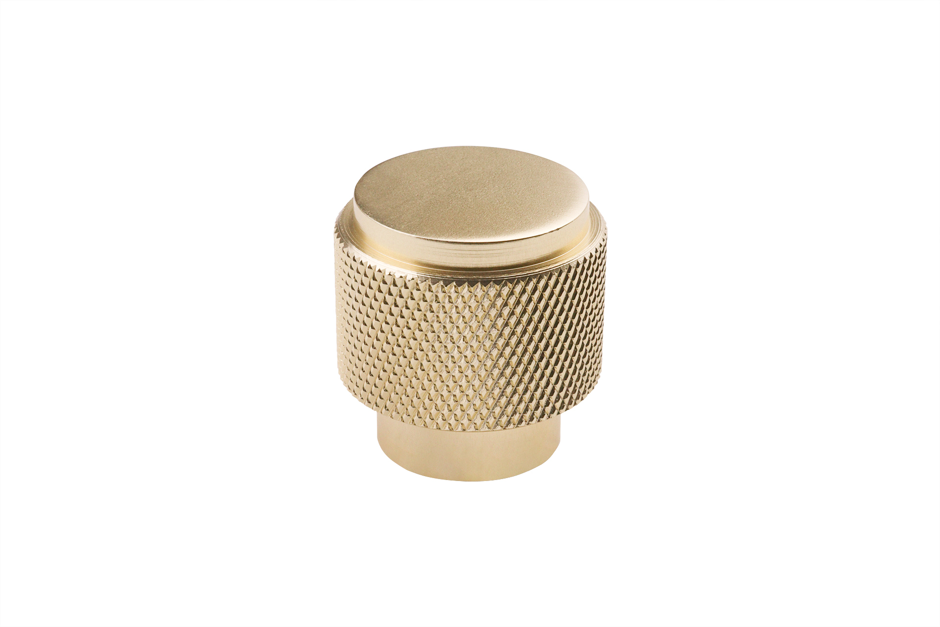 Lavuzo Kastknop Ribbel Satijn Goud 20x25 mm - Per stuk