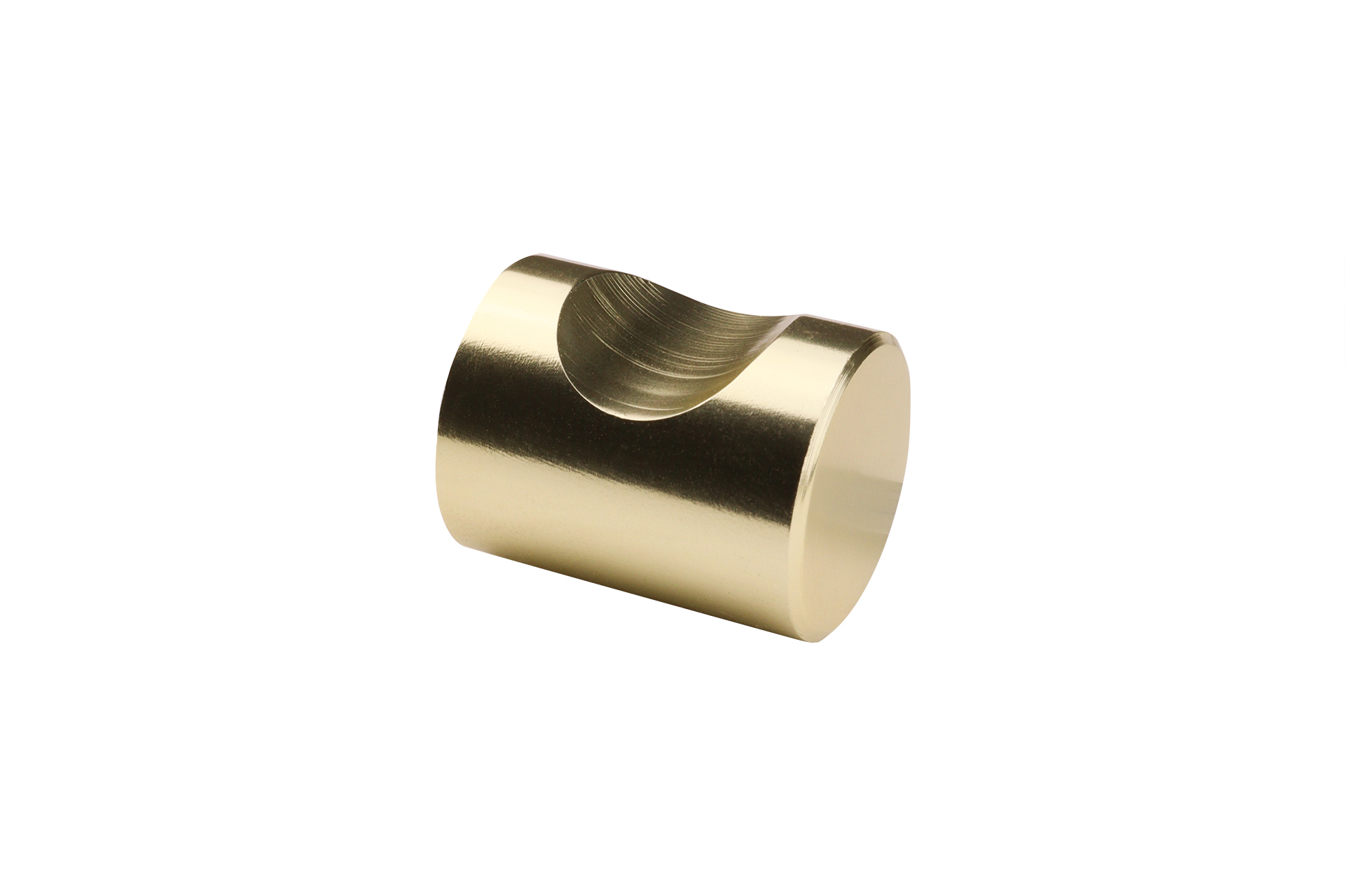 Lavuzo Kastknop Mat Goud 19x25 mm - Per stuk, foto 4 van 5