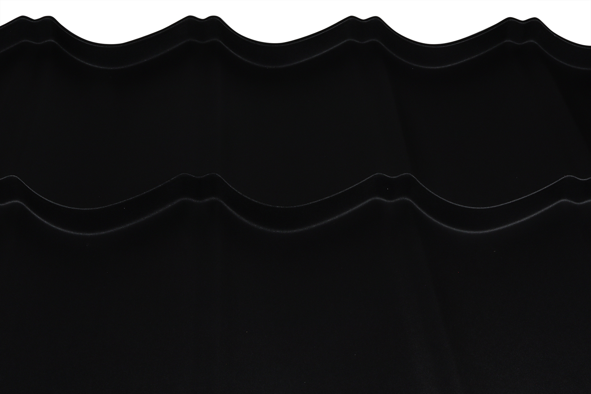 Modulaire Dakpanplaat Zwart - 70.7 x 120 cm - Per stuk, foto 2 van 2