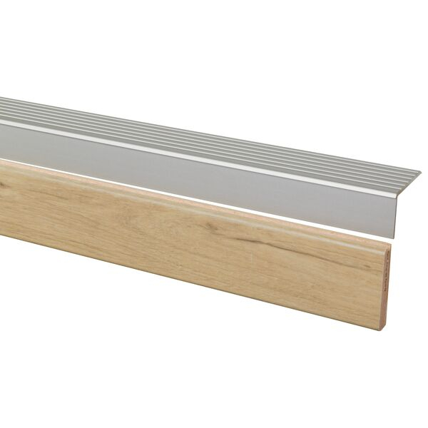 Trapprofiel Eiken Truffel - 130 x 5 x 5,5 cm, foto 2 van 2