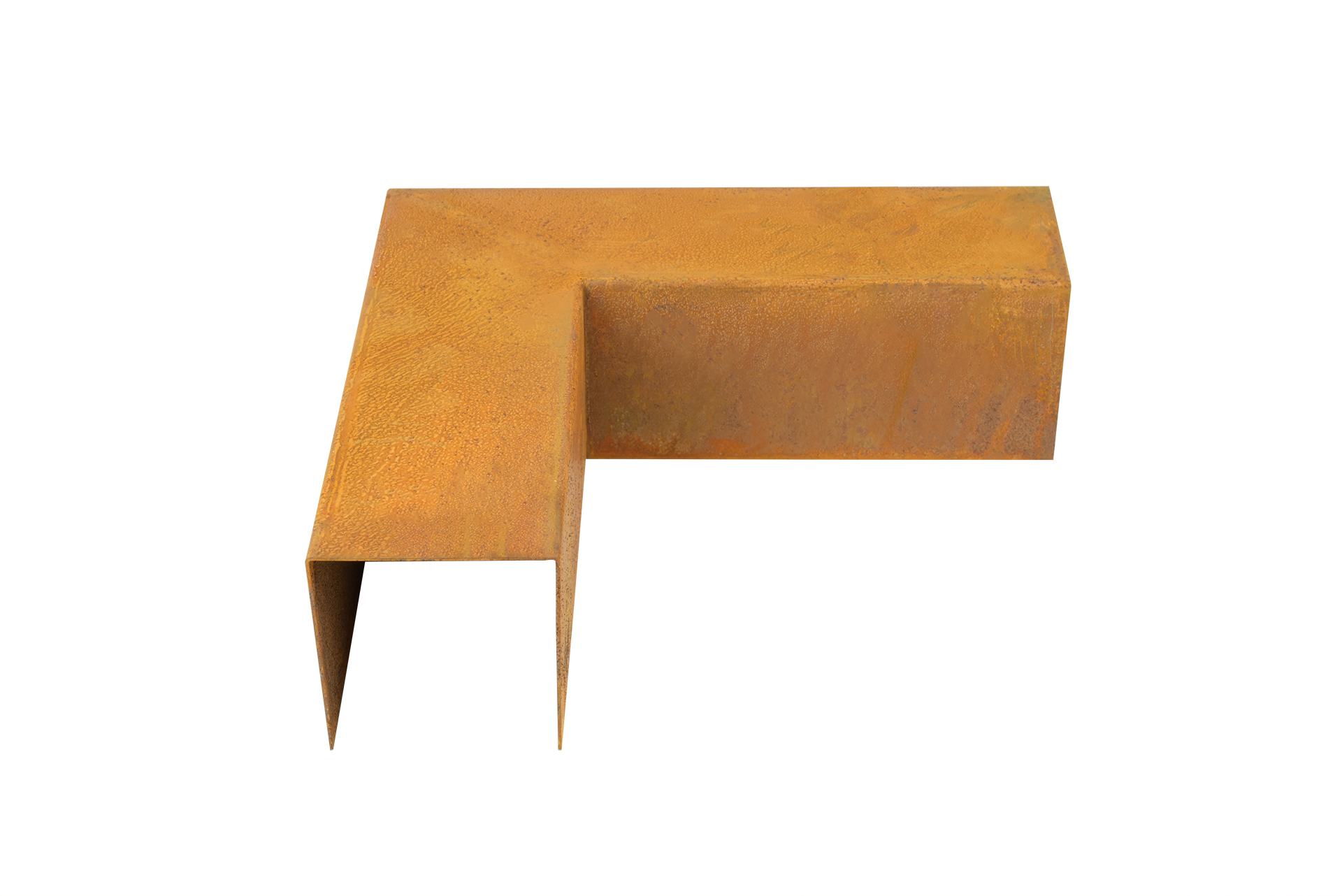 Overzetprofiel Cortenstaal 20 x 6,2 x 6 cm voor Opsluitband - Overzetstuk, foto 2 van 3