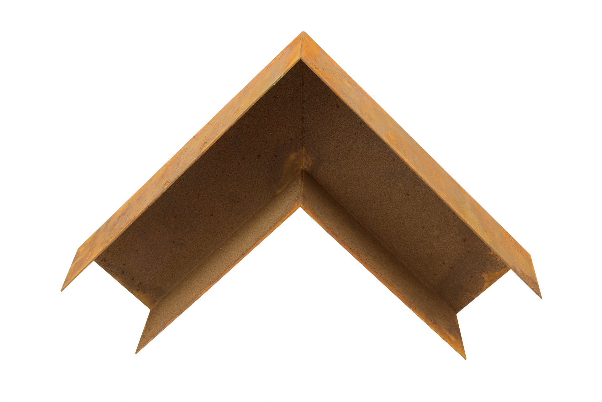 Overzetprofiel Cortenstaal 20 x 6,2 x 6 cm voor Opsluitband - Overzetstuk, foto 3 van 3
