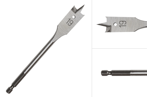 Lange Speedboor 19 mm - 400 mm lang - Per Stuk
