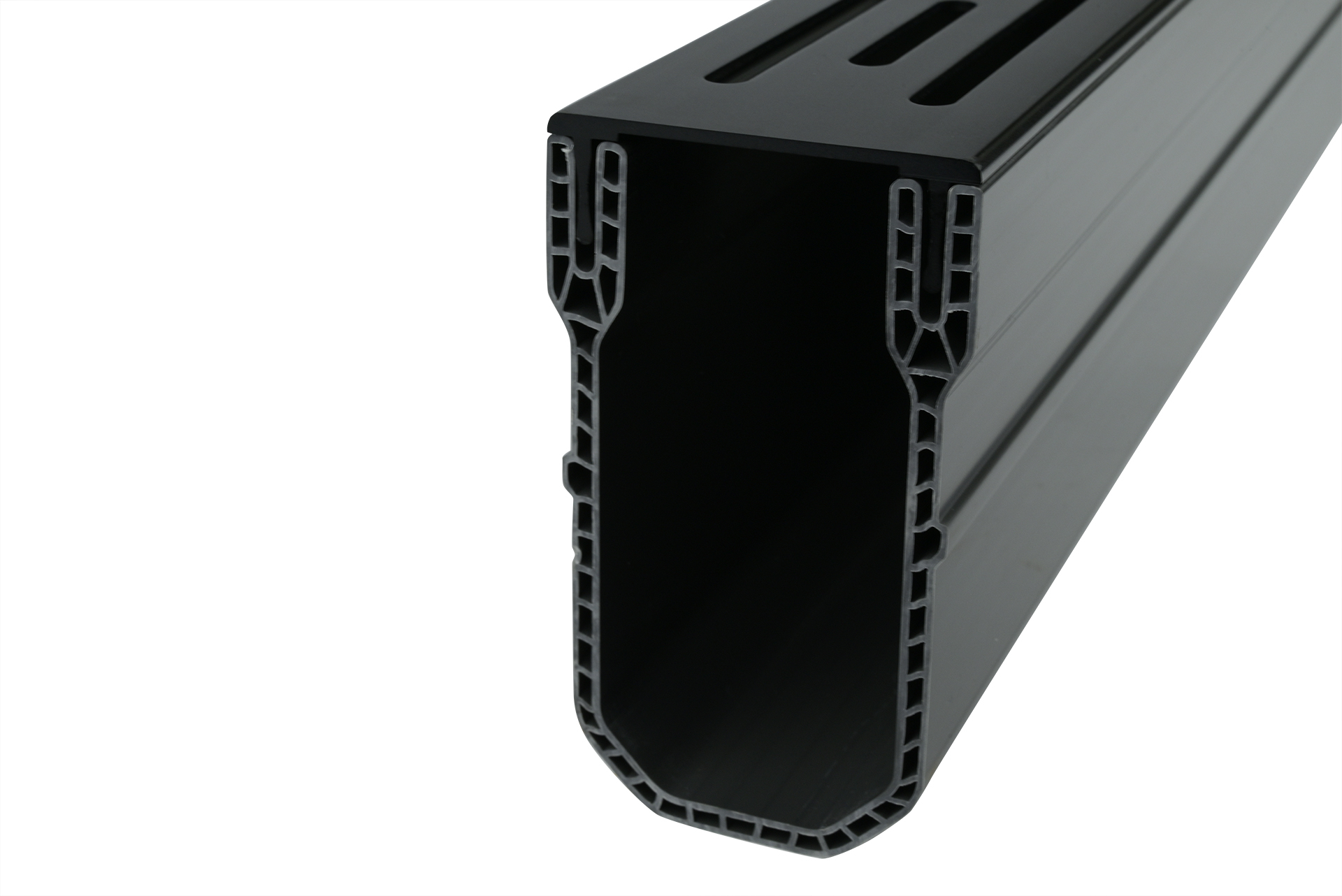 Lijngoot smal Zwart 1000 x 55 x 100 mm - Per Stuk, foto 5 van 6