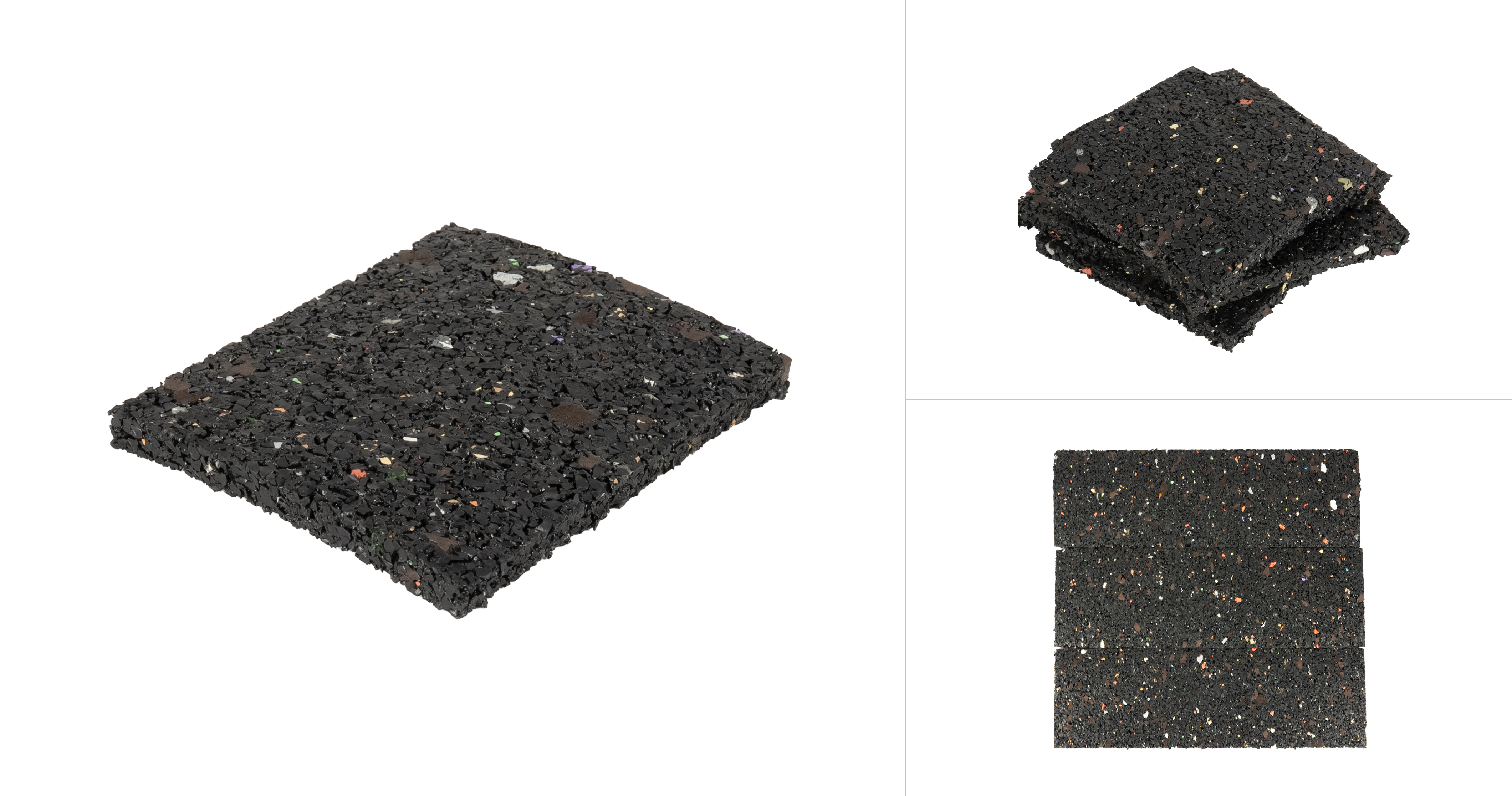 Rubberen Tegeldragers 10 x 10 cm- 135 Stuks
