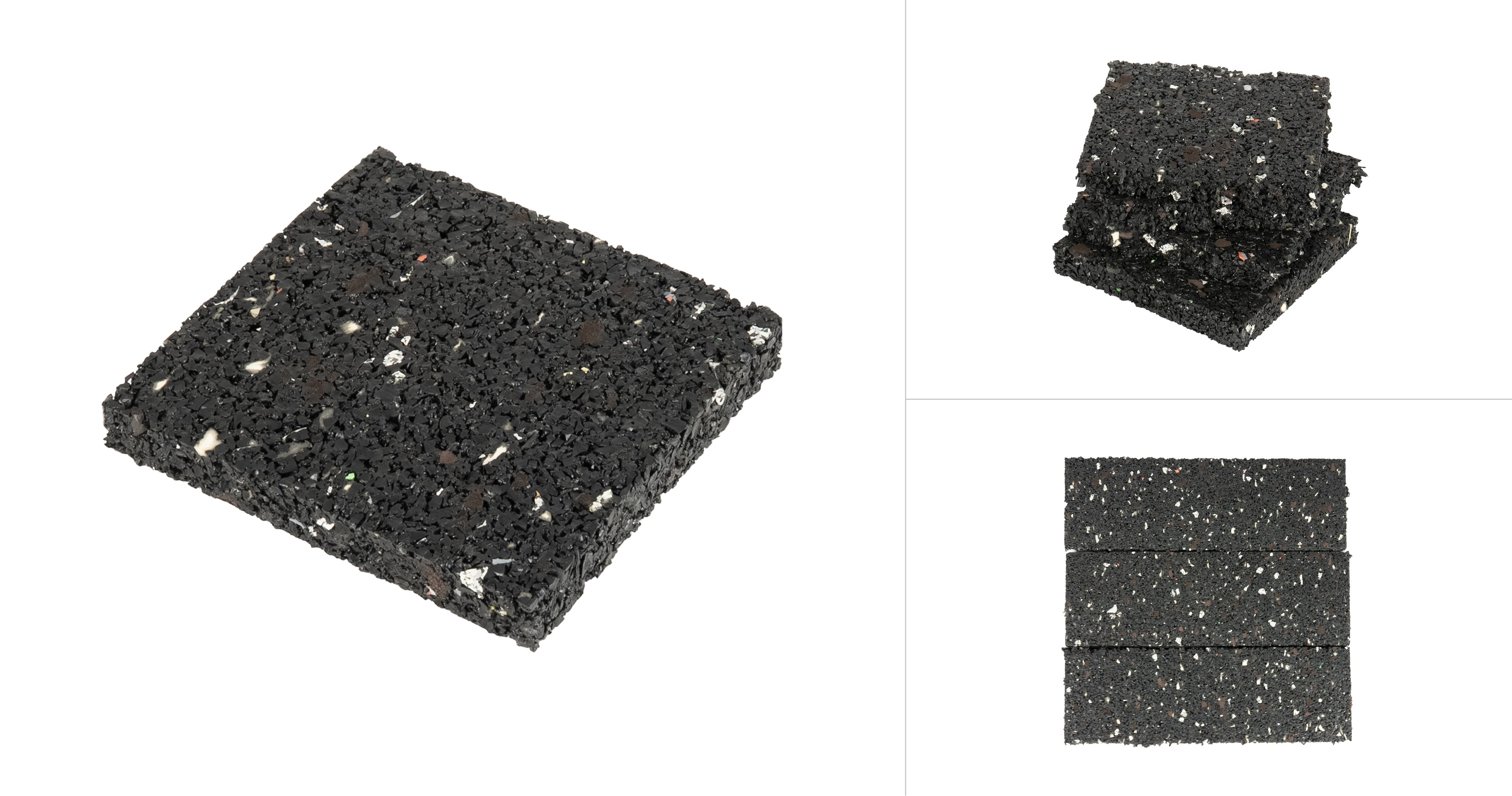 Premium rubber tegeldrager 10x10cm - 15mm