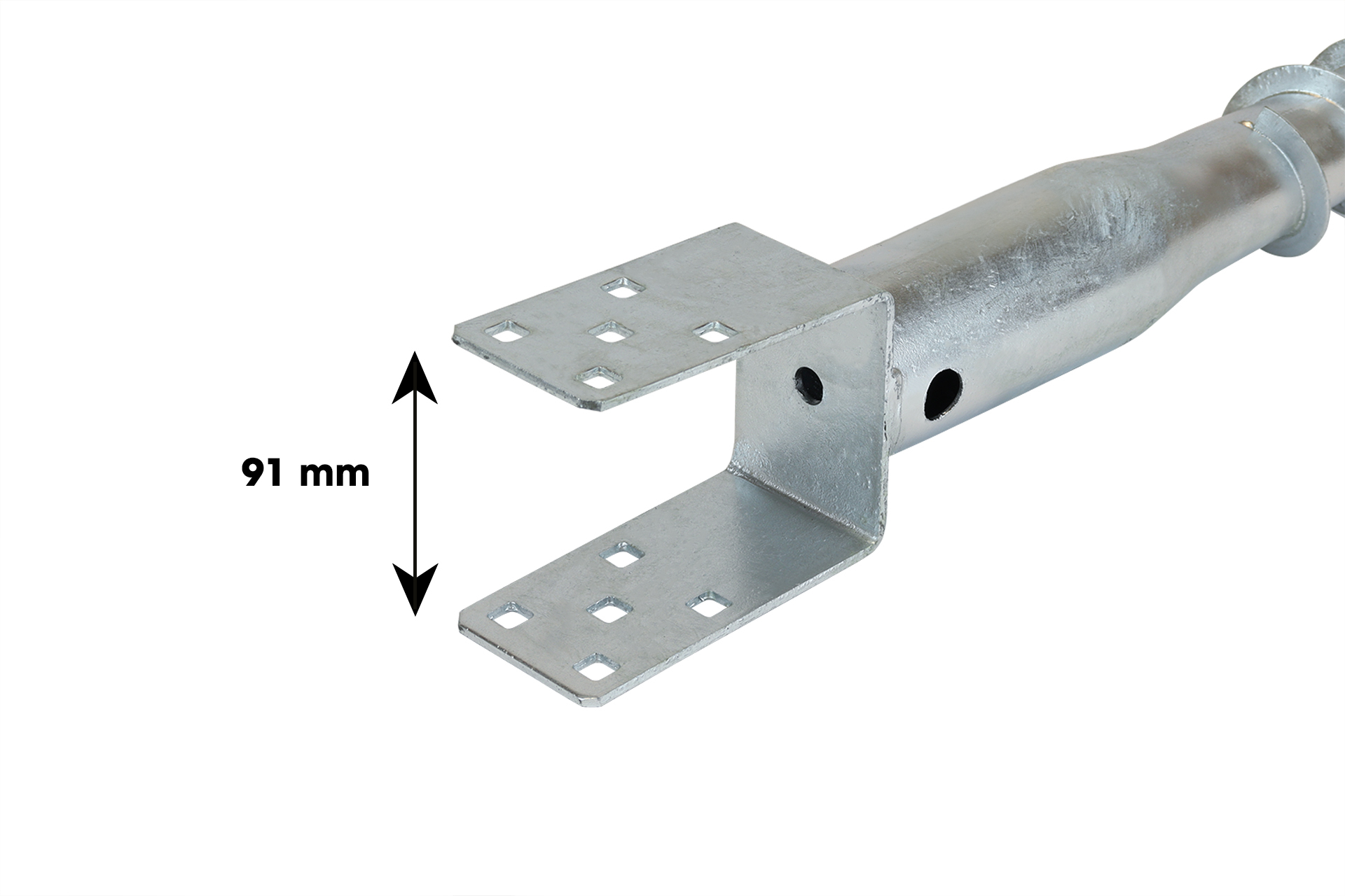 Schroefpaal met U-houder - Voor 9 x 9 cm Palen - Per Stuk, foto 4 van 4
