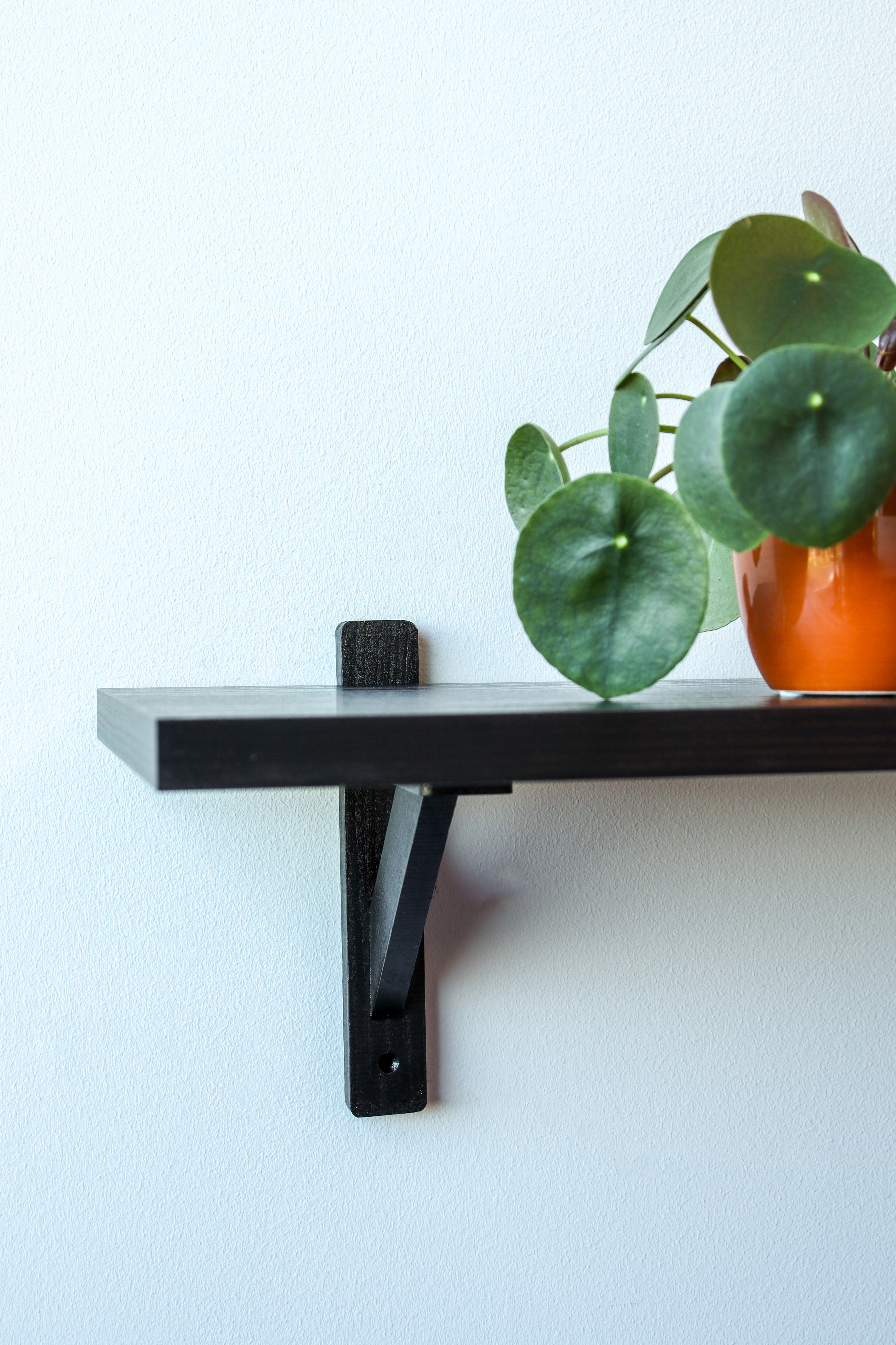 Houten Plankdrager 15 x 19 cm Zwart - Per Stuk, foto 4 van 4