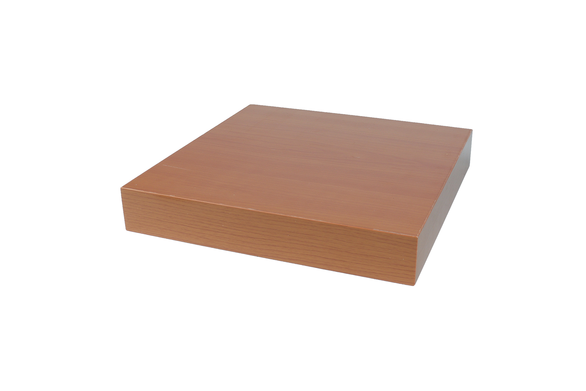 Zwevende Wandplank 24 x 24 cm Teak - Per Stuk, foto 2 van 3