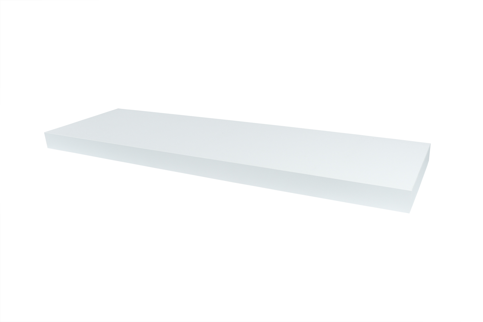 Zwevende Wandplank 60 x 24 cm Wit - Per Stuk, foto 2 van 3