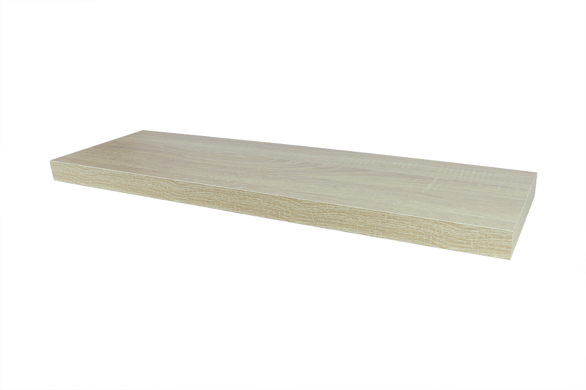 Zwevende Wandplank 60 x 24 cm Beuken - Per Stuk, foto 2 van 3