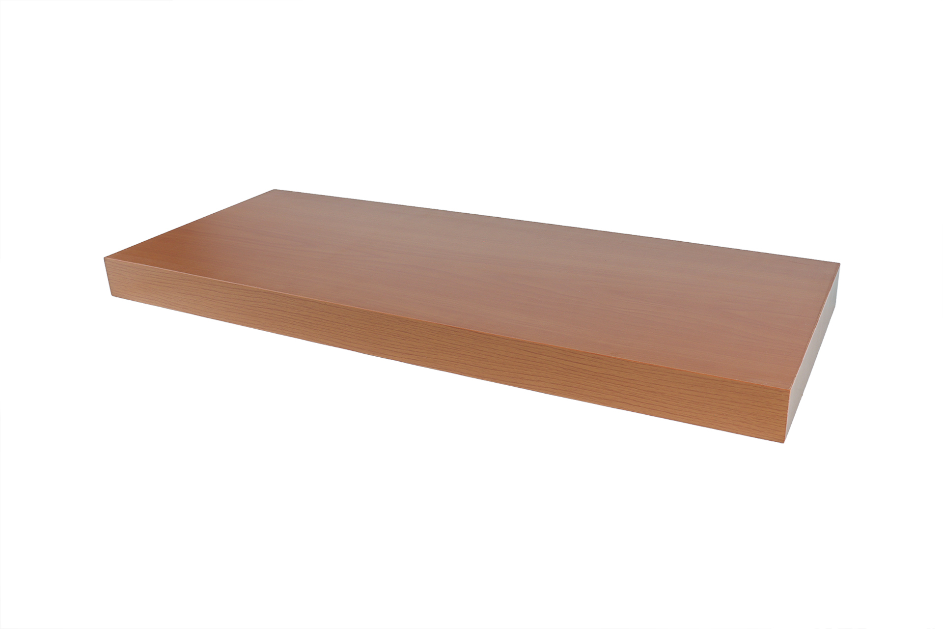 Zwevende Wandplank 80 x 24 cm Teak - Per Stuk, foto 2 van 3