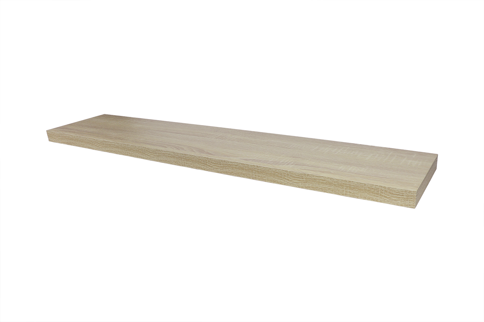 Zwevende Wandplank 118 x 24 cm Beuken - Per Stuk, foto 2 van 3