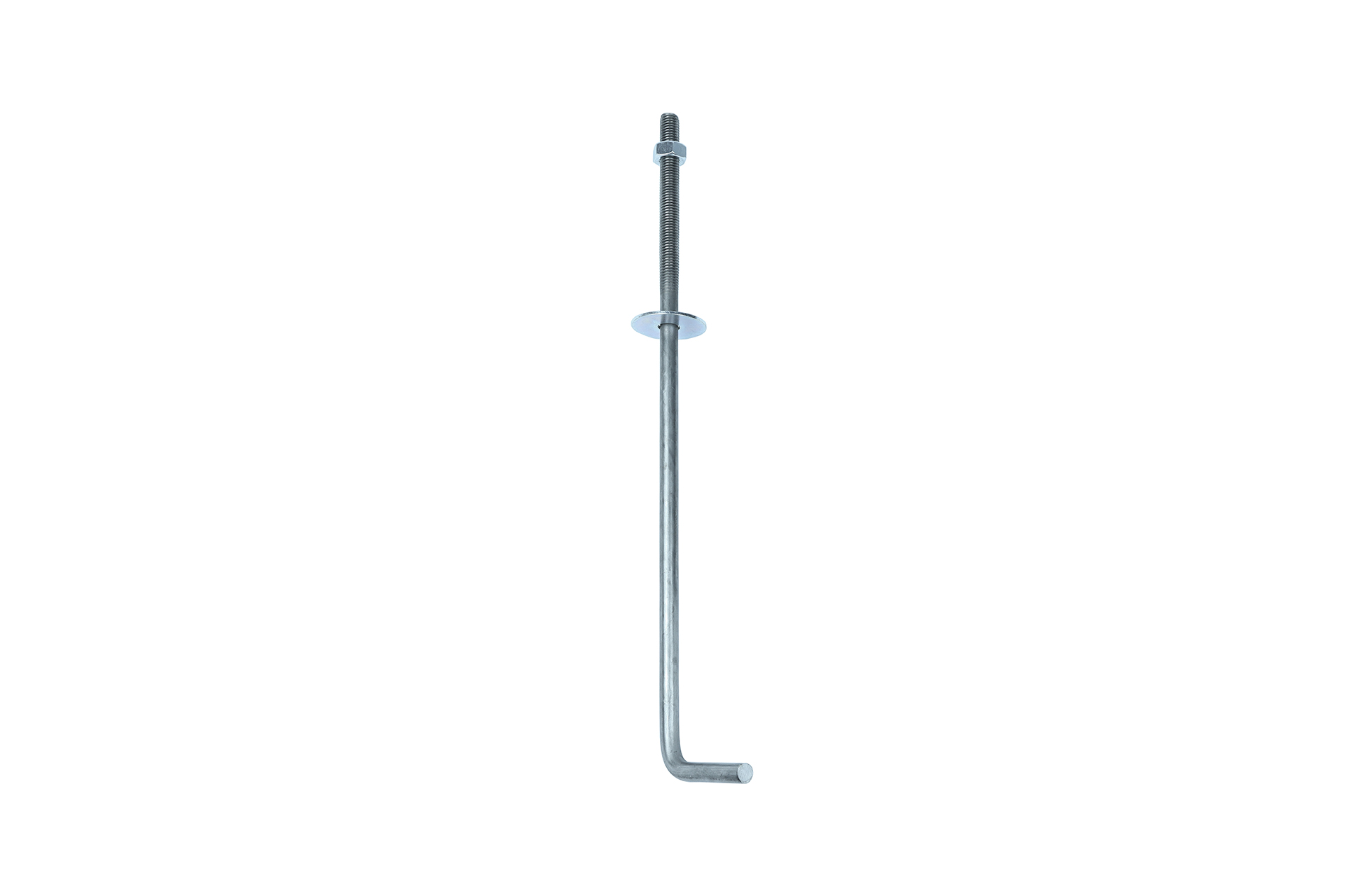 Muurplaatanker 40 cm M12 met haak - Per Stuk