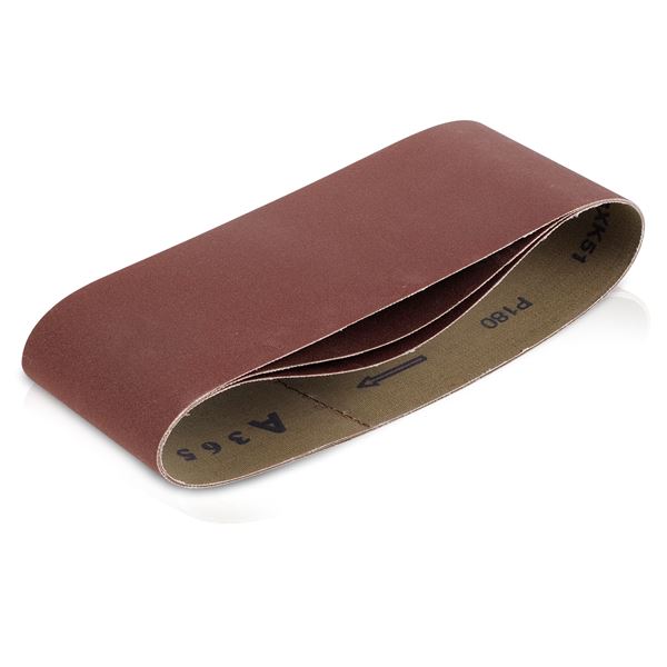 Schuurband 100x610mm Fijn K180 - Set 3 stuks