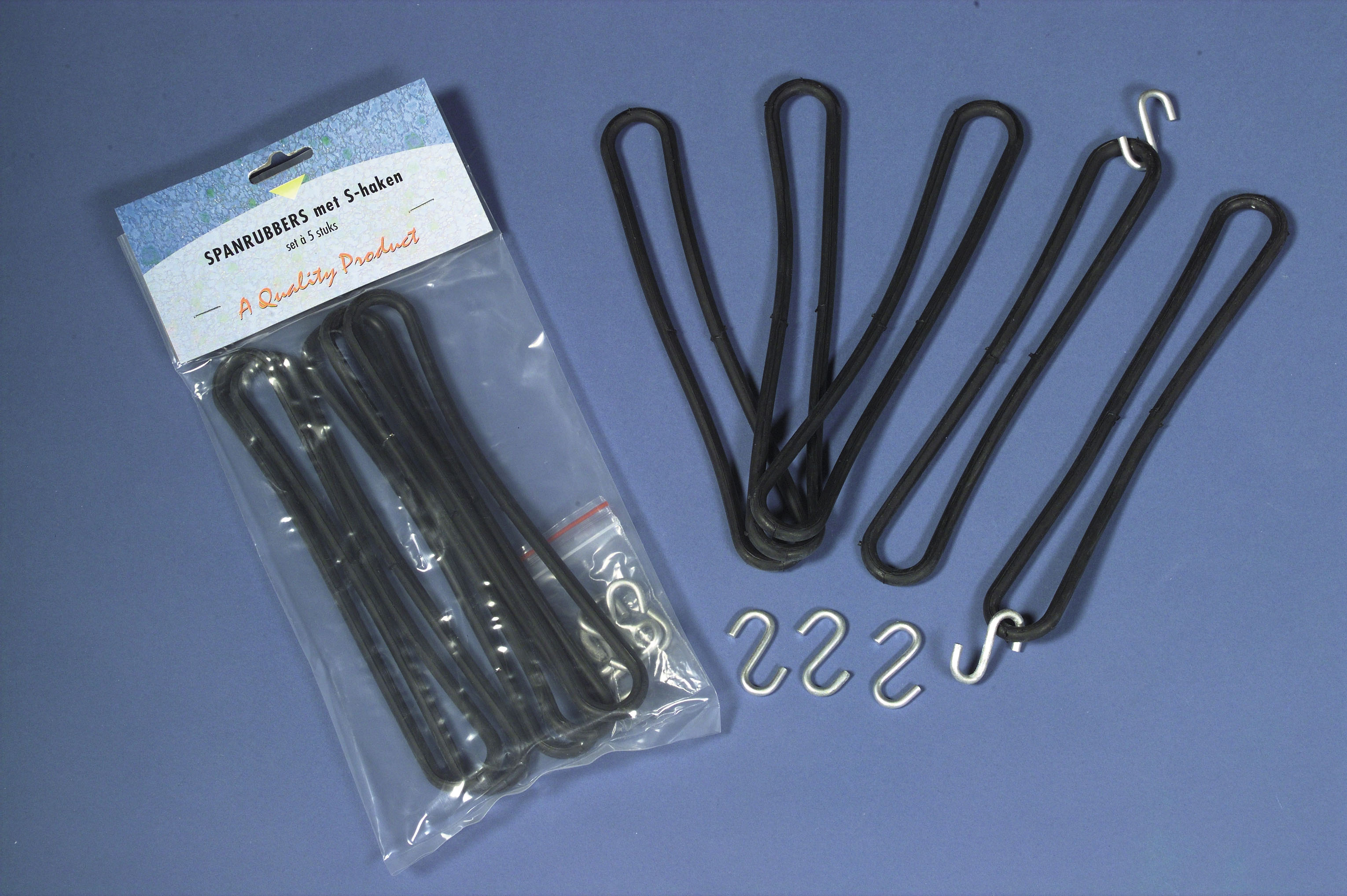 Spanrubbers met S-haak - Set 5 stuks, foto 3 van 3