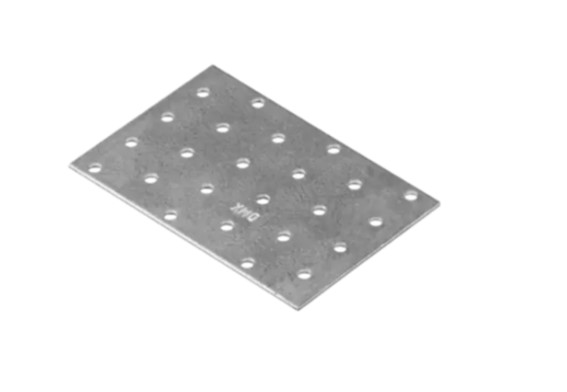 Koppelplaat Verzinkt 80 x 120 mm - Per Stuk