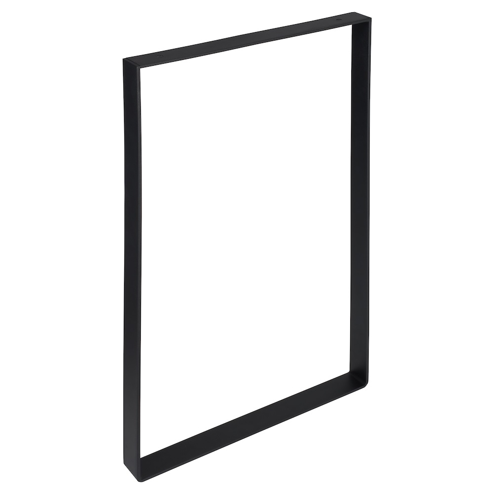 Meubelpoot U-vorm Zwart Staal 35x38,5 cm - Per Stuk