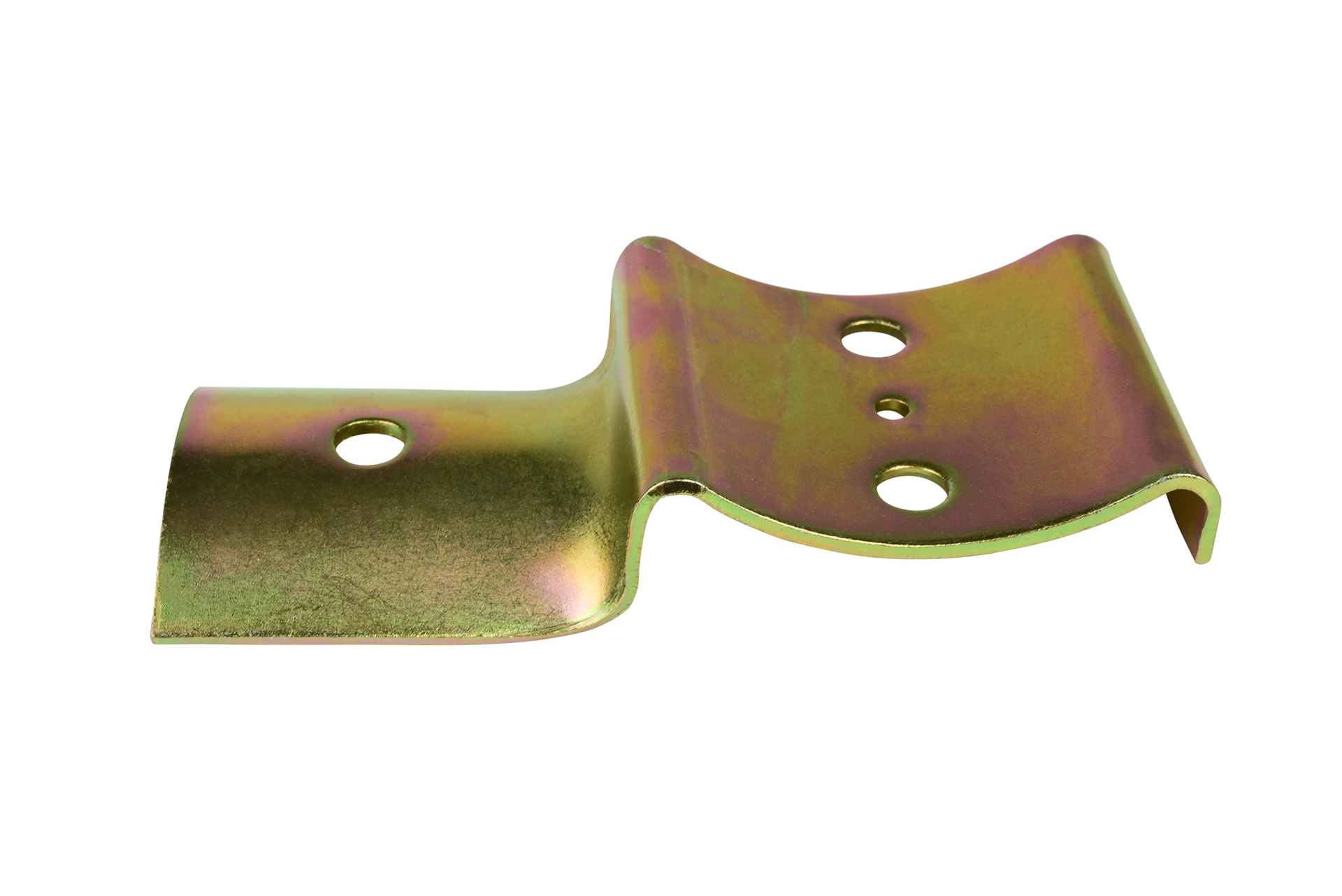 Paalverbinder Eindverbinding 8 - 10 cm voor ronde palen Geel Verzinkt - Per Stuk, foto 2 van 4