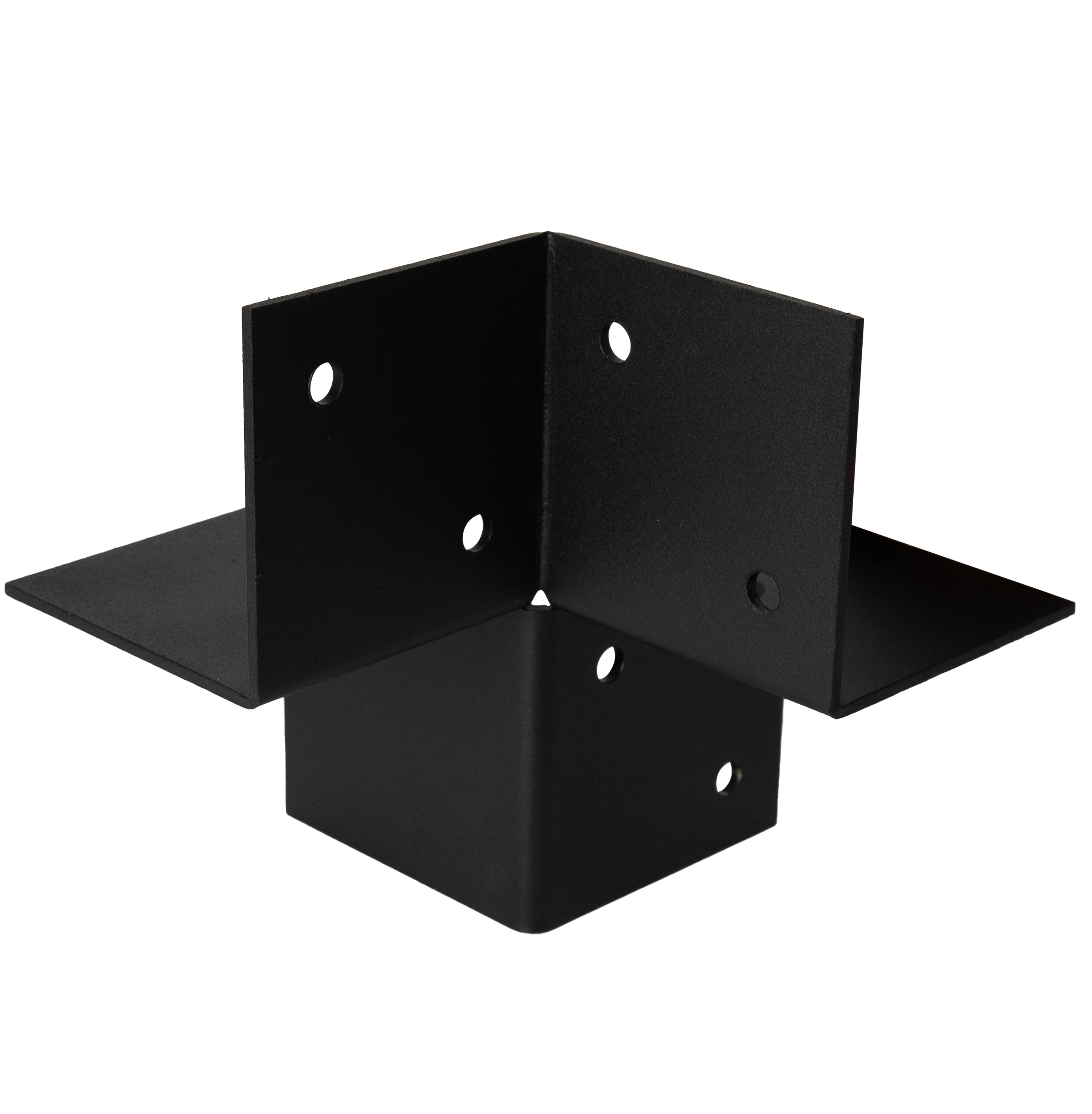 Pergola Hoekverbinding Zwart voor 9 x 9 cm balken - Per Stuk