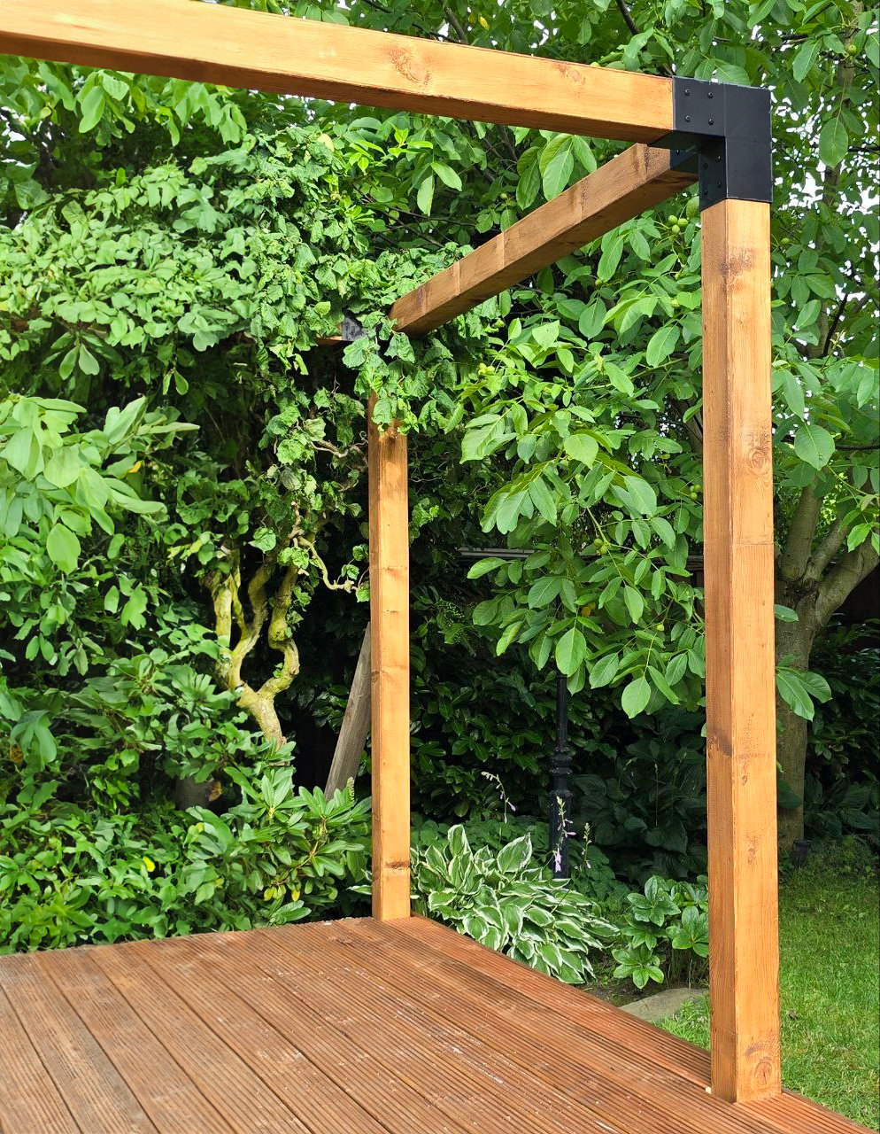 Connecteur D'Angle En Bois Pour 3 Poutres 90x90mm - Loggyland, Galvanisé à Chaud