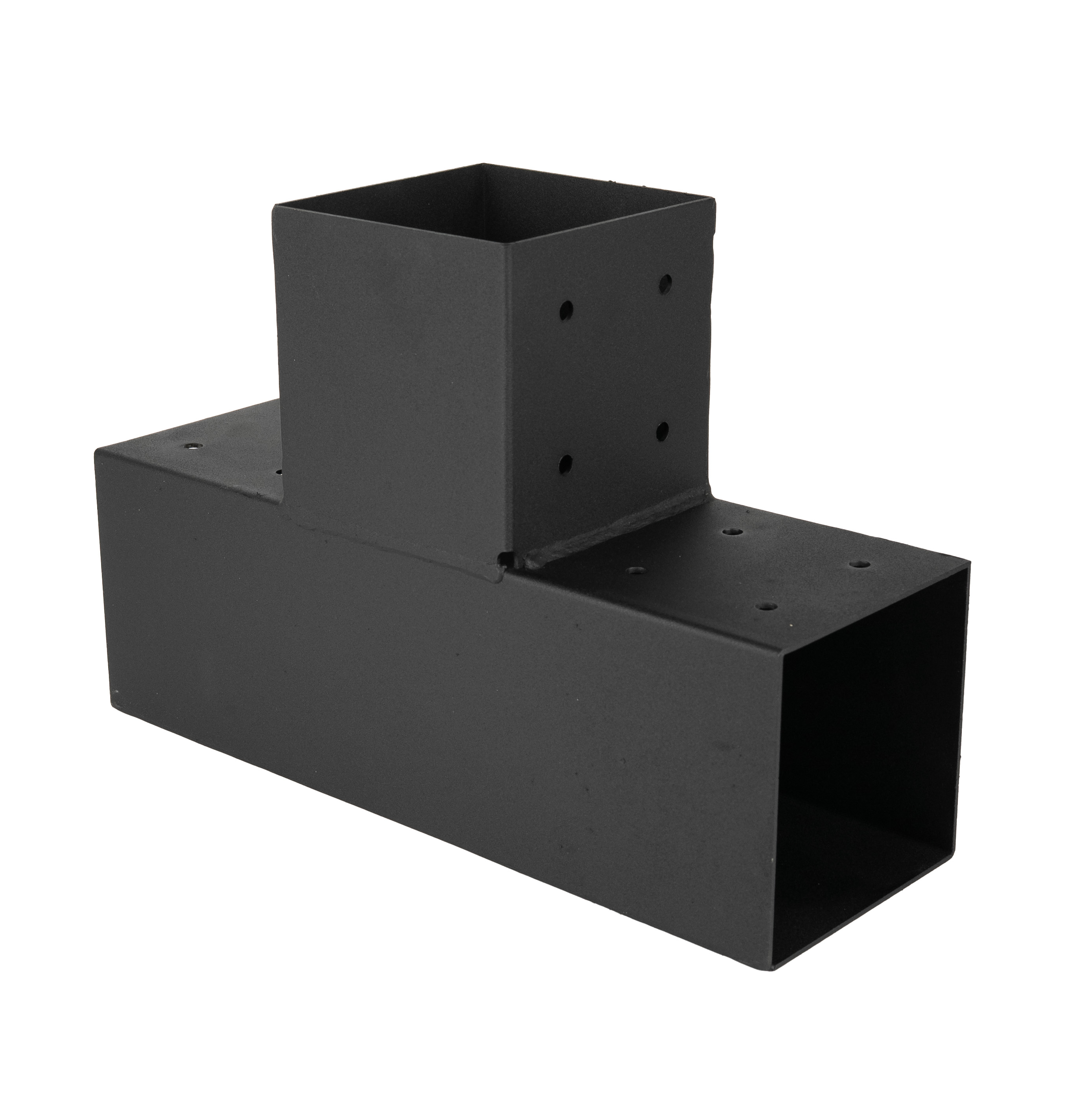 Pergola Verlengstuk Zwart voor 12 x 12 cm balken kubus model - Per Stuk, foto 3 van 5