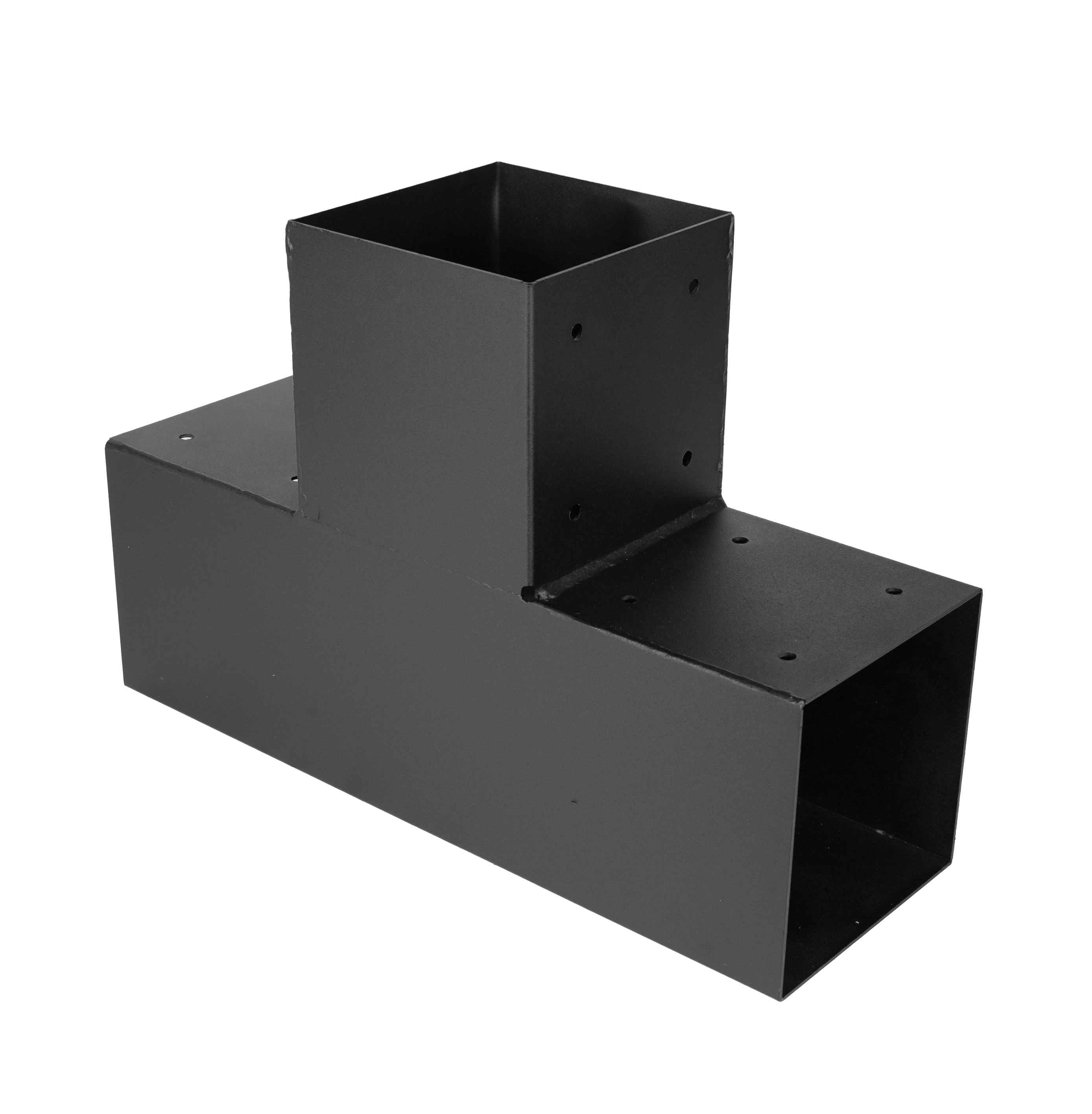 Pergola Verlengstuk Zwart voor 15 x 15 cm balken Kubus model - Per Stuk, foto 4 van 5
