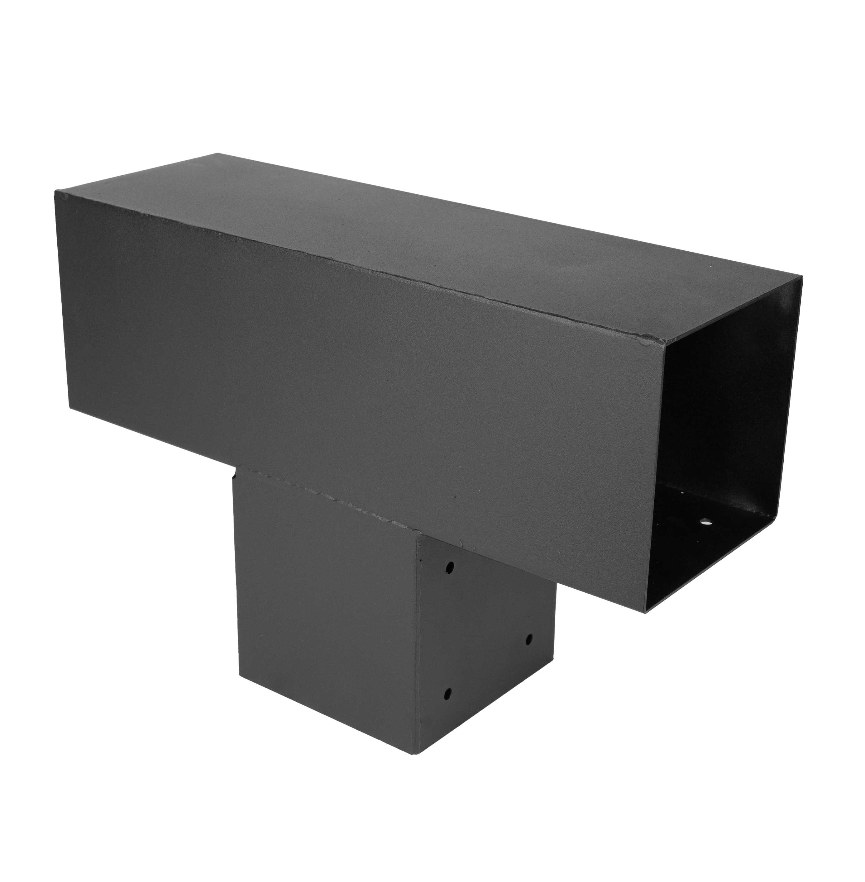 Pergola Verlengstuk Zwart voor 15 x 15 cm balken Kubus model - Per Stuk