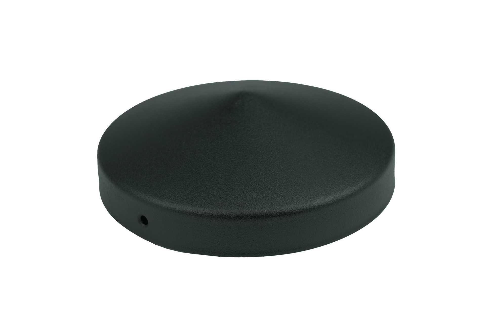 Paalkap Zwart Rond voor 10 cm Palen - Per Stuk