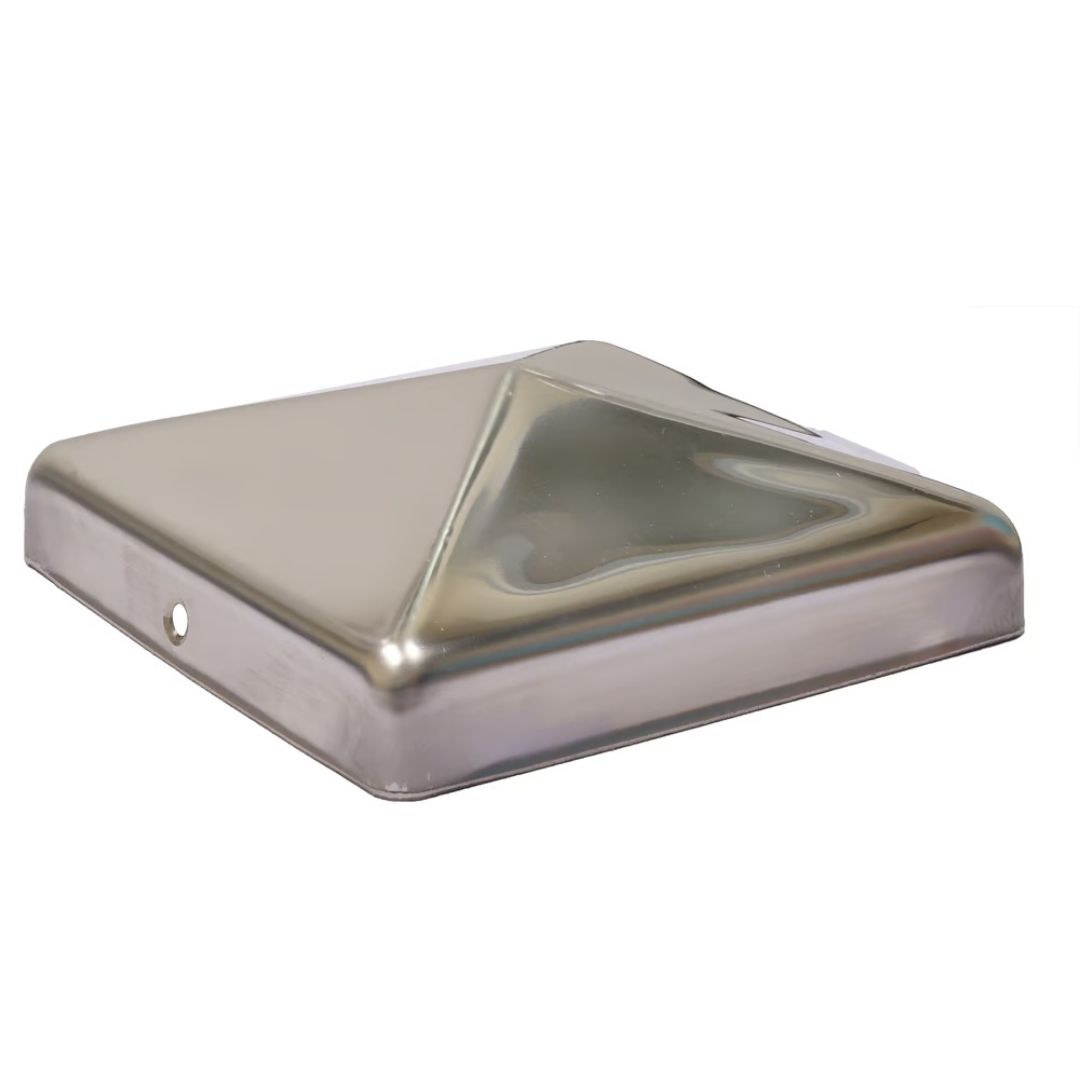 Paalkap RVS voor 14 x 14 cm Palen - Per Stuk