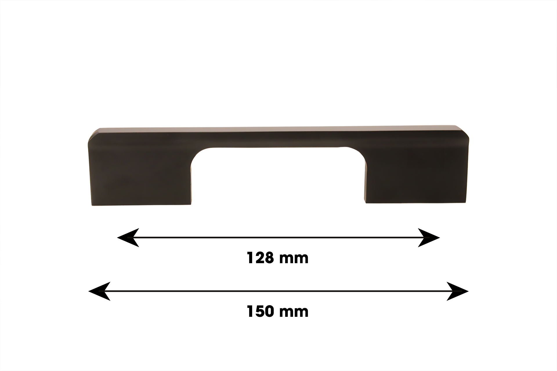 Lavuzo Handgreep Modern Brons 150 mm - Boorafstand 128 mm - Per Stuk, foto 2 van 2