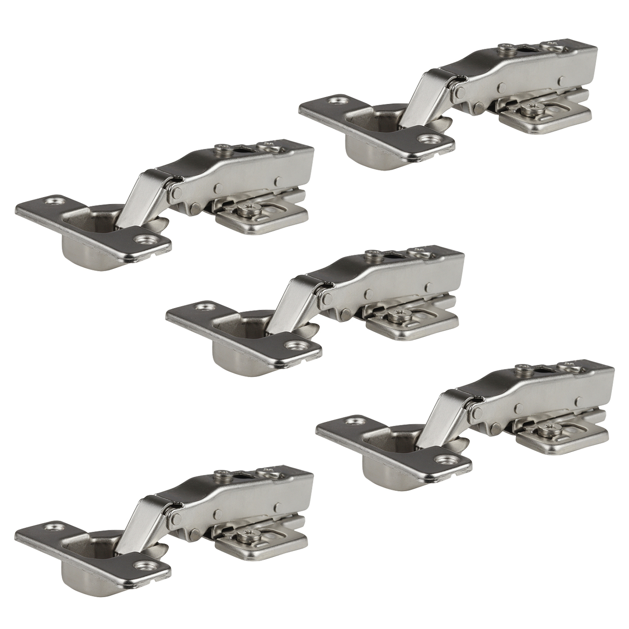 Keukenkast Scharnier Soft-Close Opdek 35 mm - Potscharnier - Set 5 Stuks