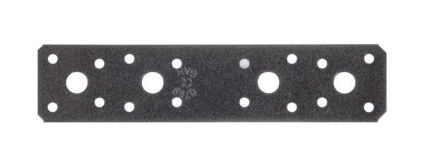 Koppelplaat Zwart - 180 x 40 mm - Per Stuk