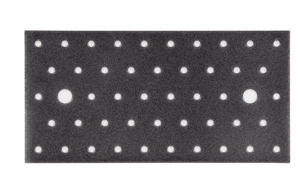 Koppelplaat Zwart - 200 x 100 mm - Per Stuk
