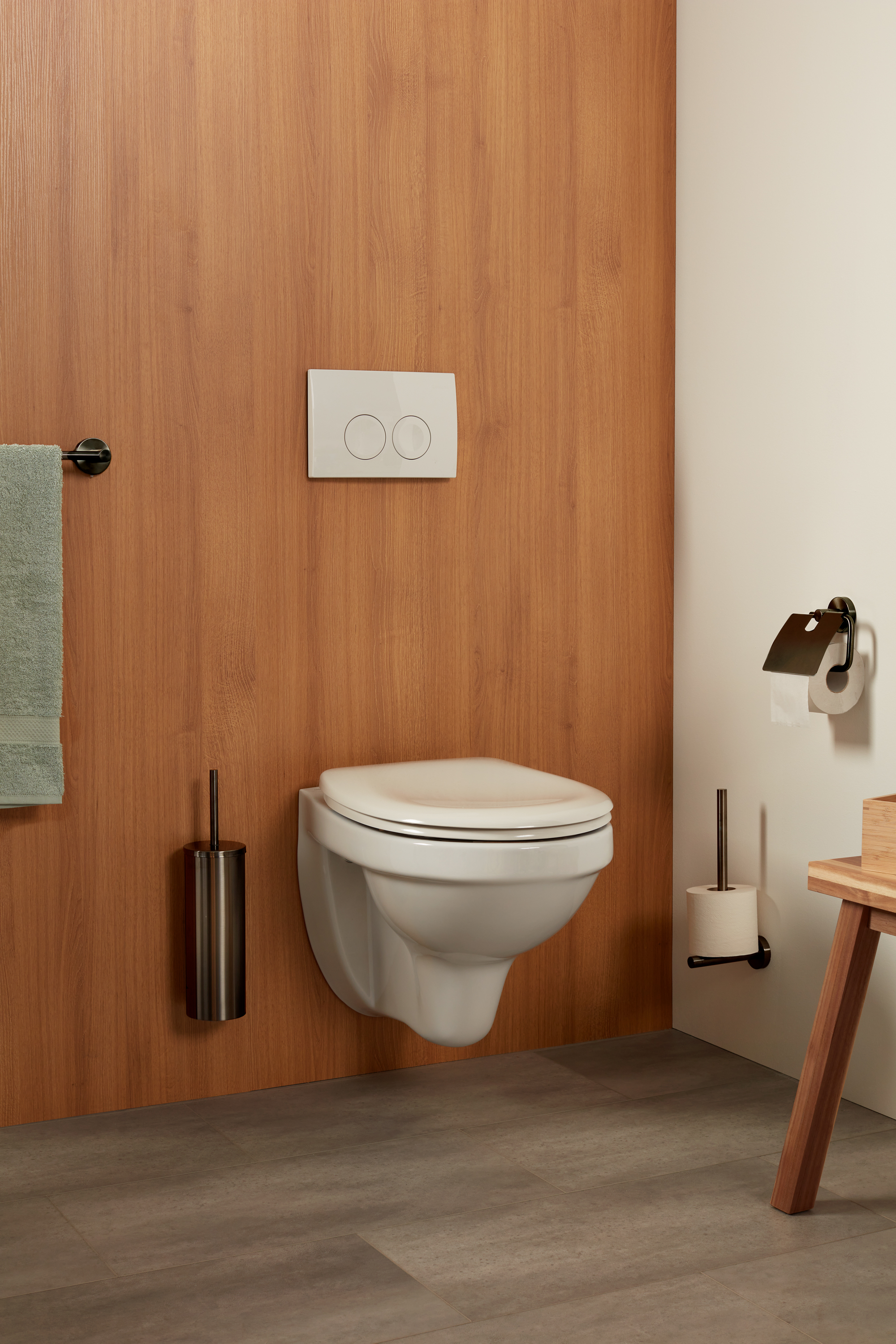 Reserve Toiletrolhouder Gunmetal - Per Stuk, foto 2 van 4