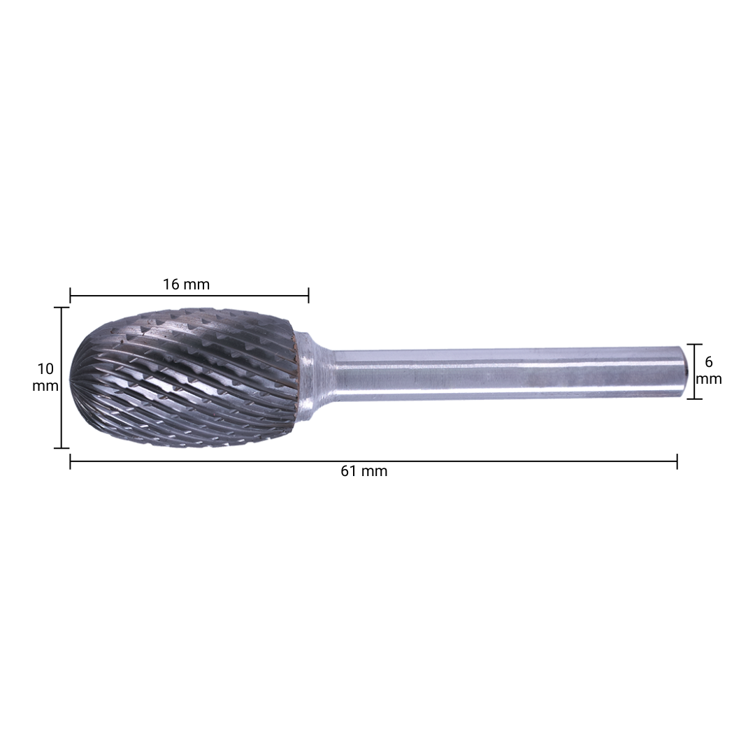 HM Stiftfrees Type E Ovaal 10 mm - Per Stuk, foto 2 van 2