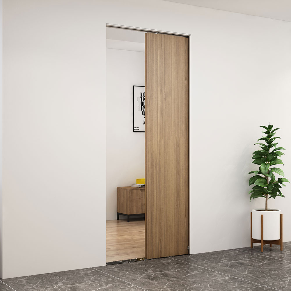 Inbouw schuifdeursysteem met soft close - Stijlvolle en onzichtbare hardware set