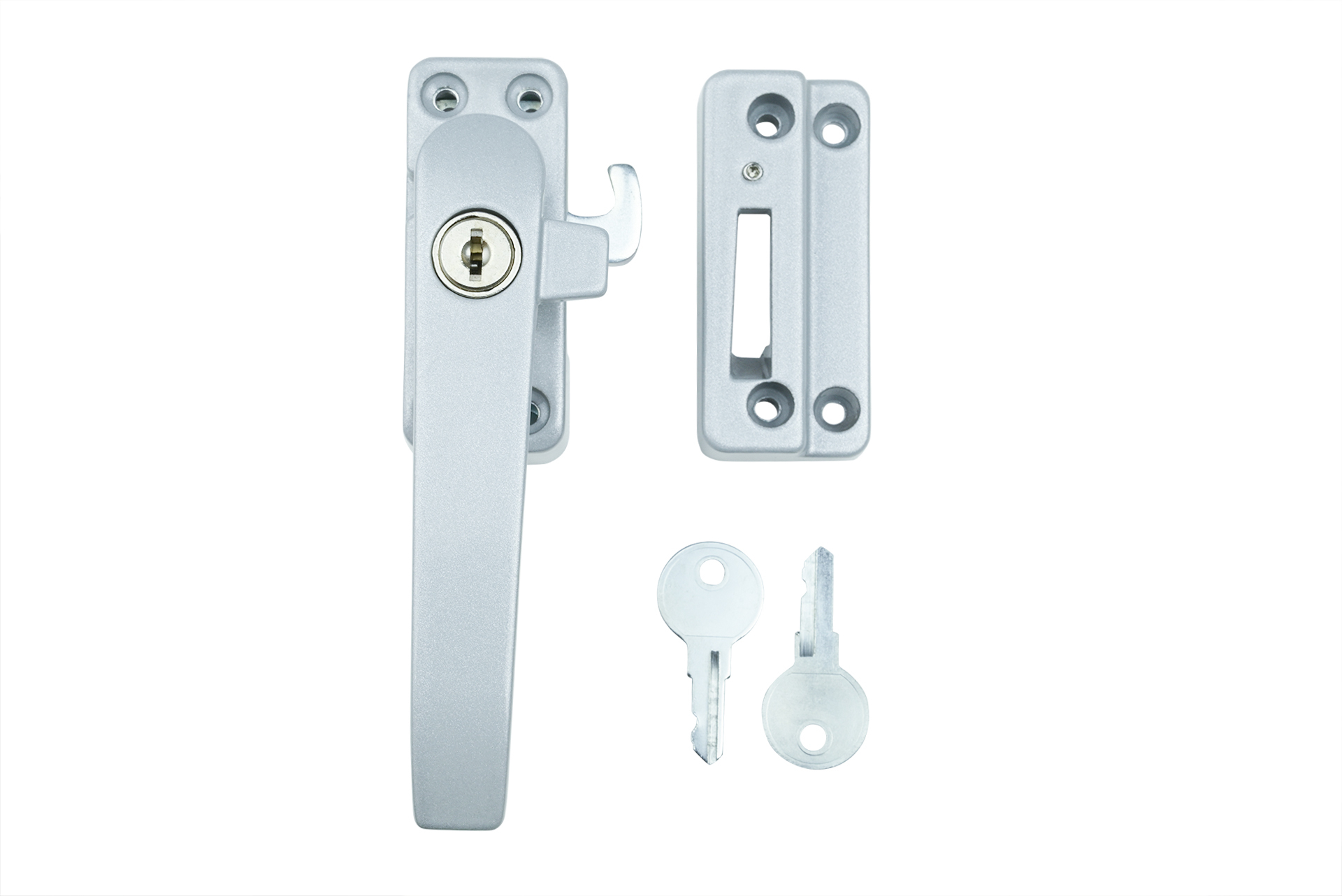Raamsluiting met slot SKG aluminium links - Per stuk