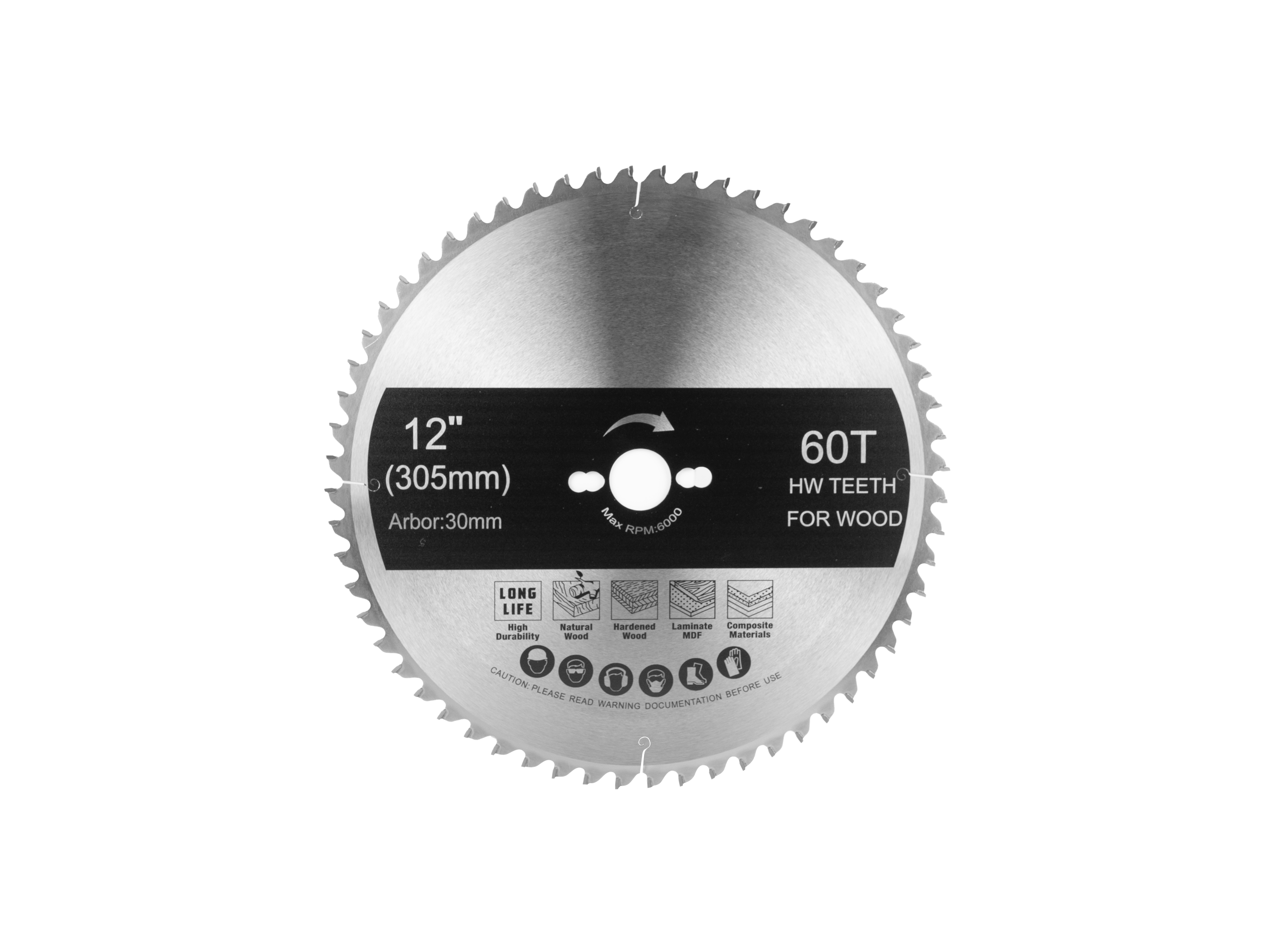 Cirkelzaagblad 305 x 30 mm 60T - Per Stuk