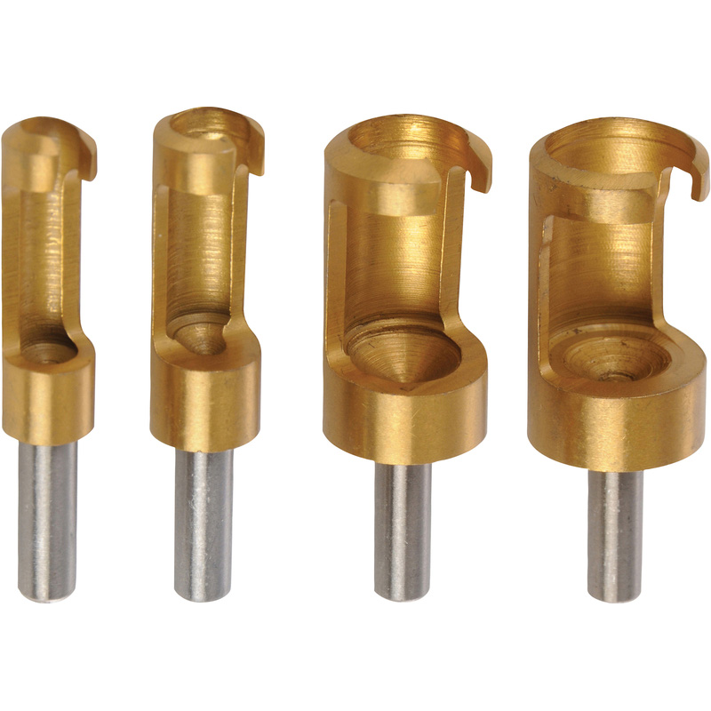 Proppenborenset Tin Coated 4-delig