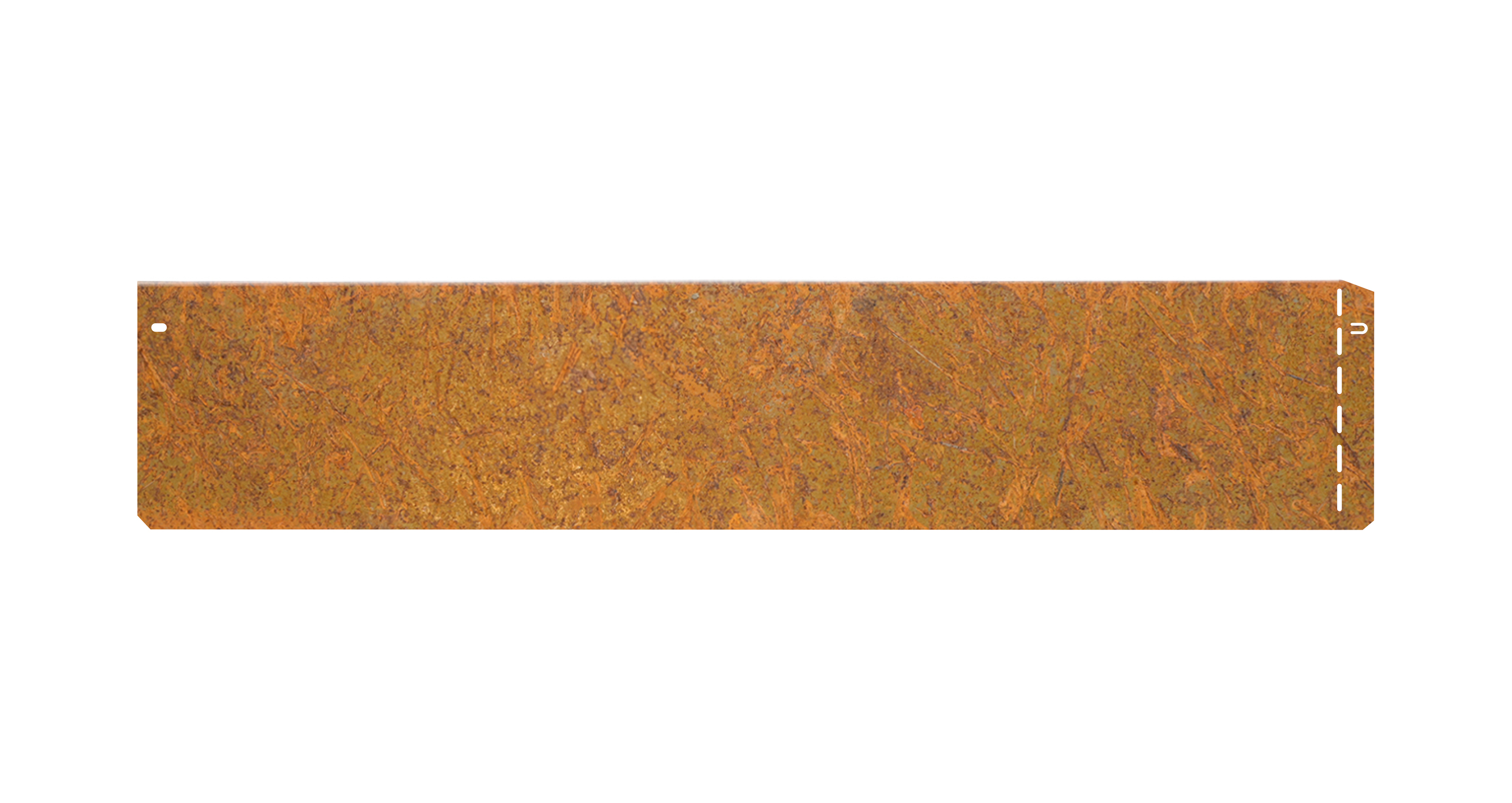 Grasrand cortenstaal 20 x 95 cm - Per stuk