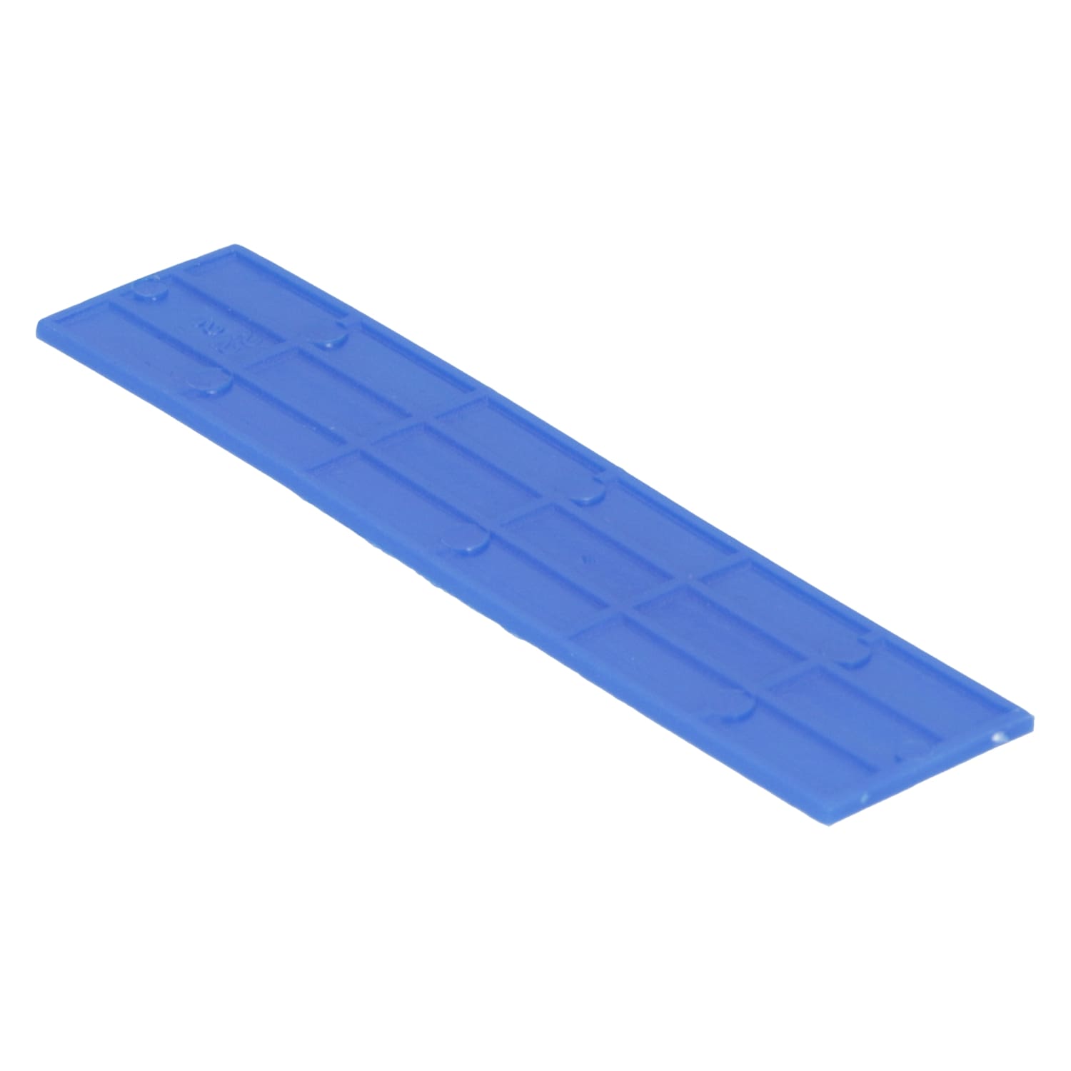 Glasblokjes 22 mm breed - 2 mm dik Blauw - Per 100 stuks