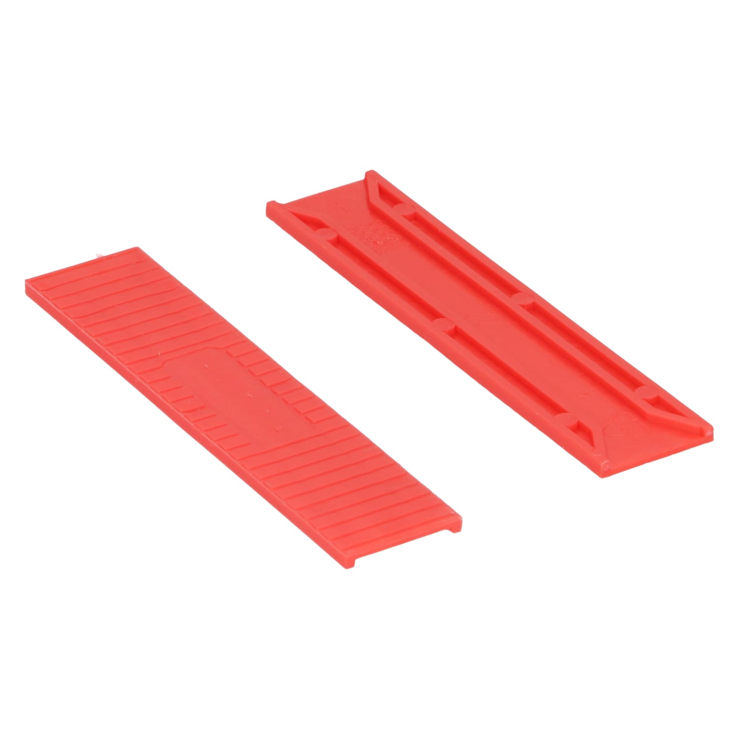 Glasblokjes 22 mm breed - 3 mm dik Rood - Per 100 stuks