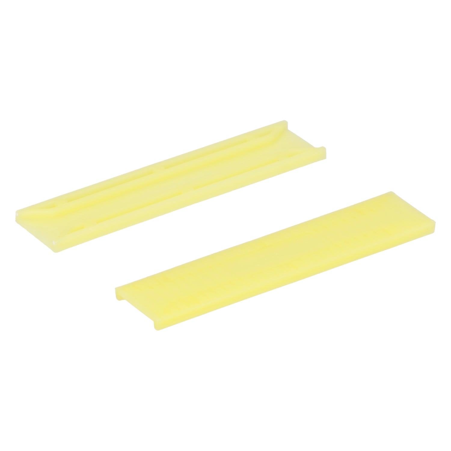 Glasblokjes 22 mm breed - 4 mm dik Geel - Per 100 stuks, foto 4 van 4