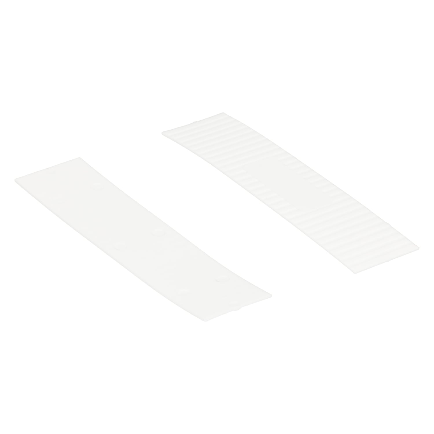 Glasblokjes 24 mm breed - 1 mm dik Wit - Per 100 stuks