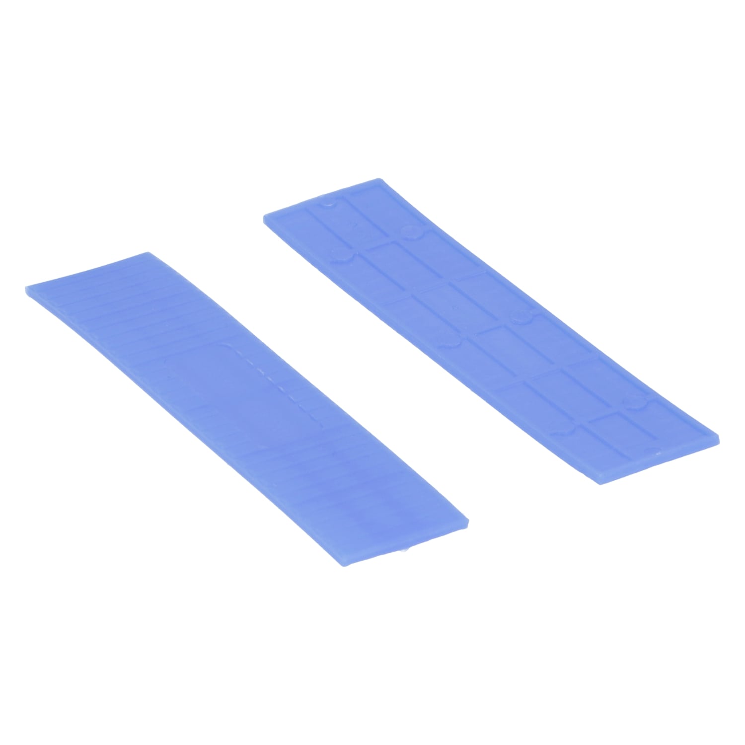 Glasblokjes 24 mm breed - 2 mm dik Blauw - Per 100 stuks