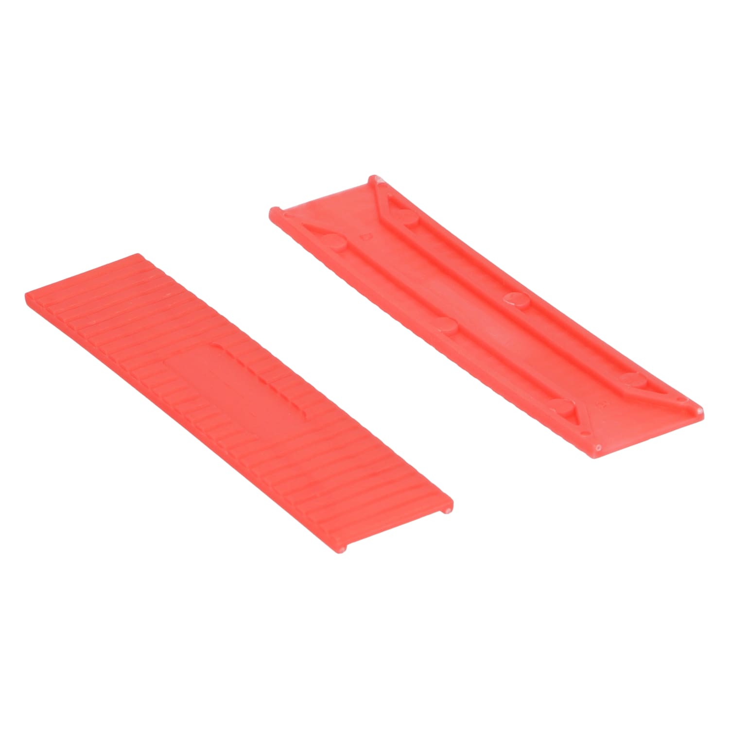 Glasblokjes 24 mm breed - 3 mm dik Rood - Per 100 stuks