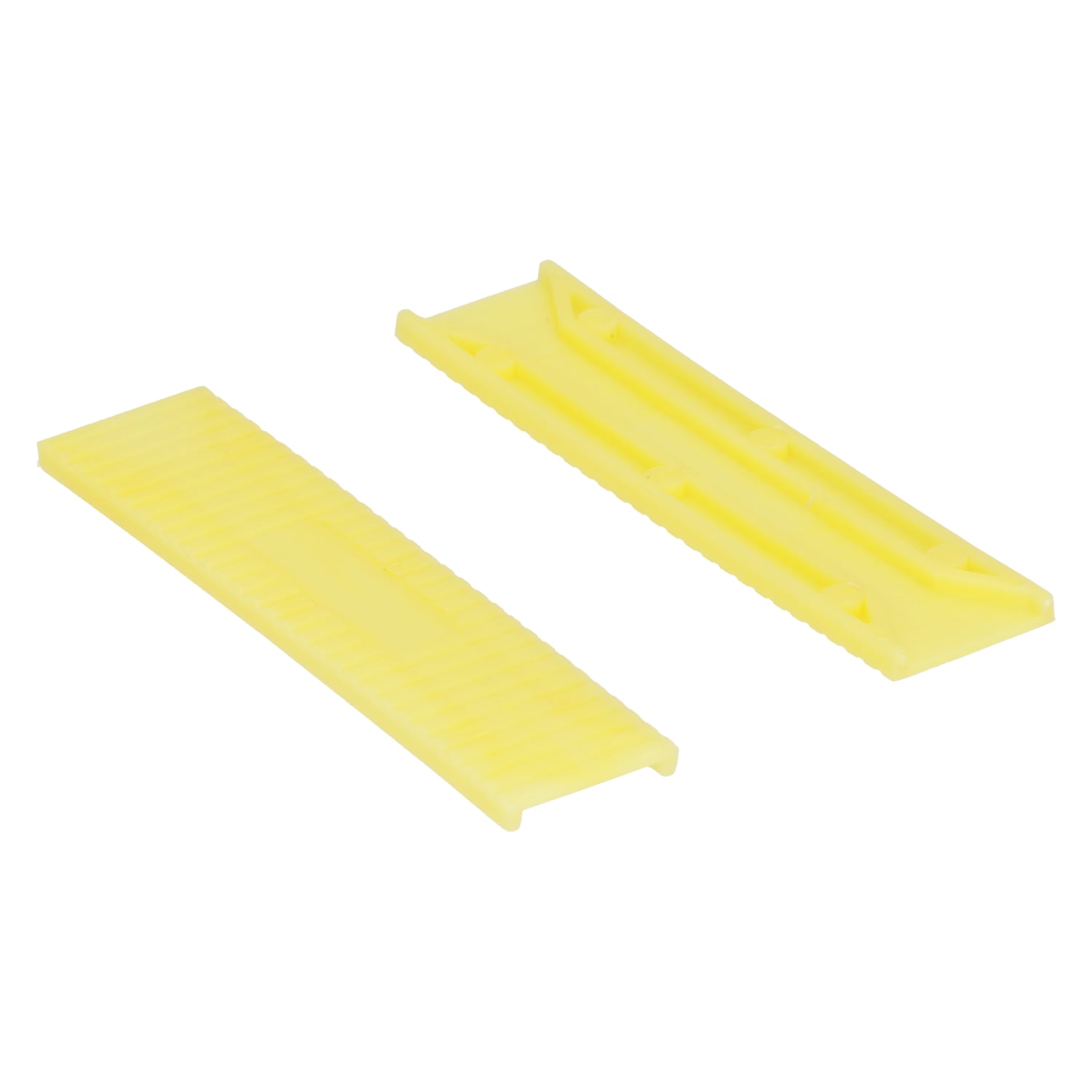 Glasblokjes 24 mm breed - 4 mm dik Geel - Per 100 stuks