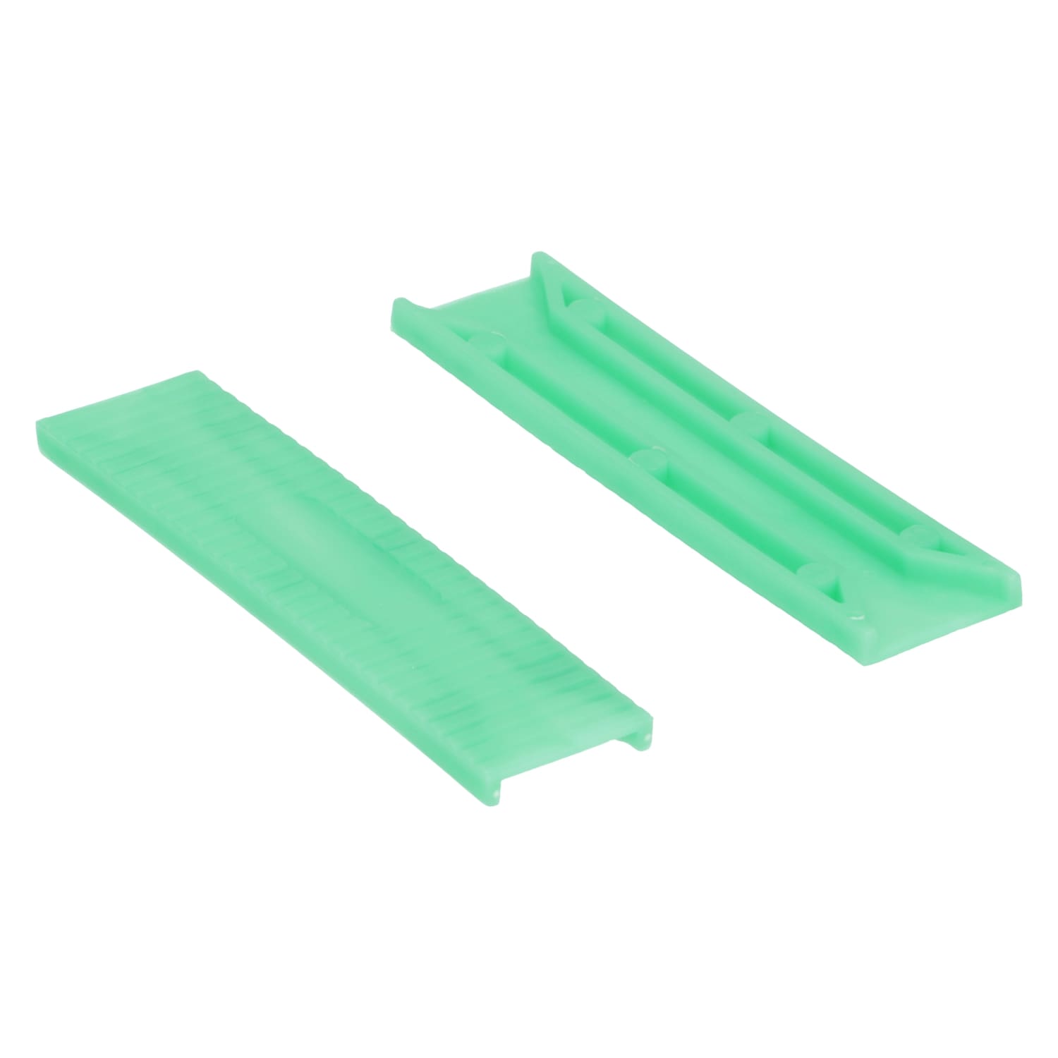 Glasblokjes 24 mm breed - 5 mm dik Groen - Per 100 stuks