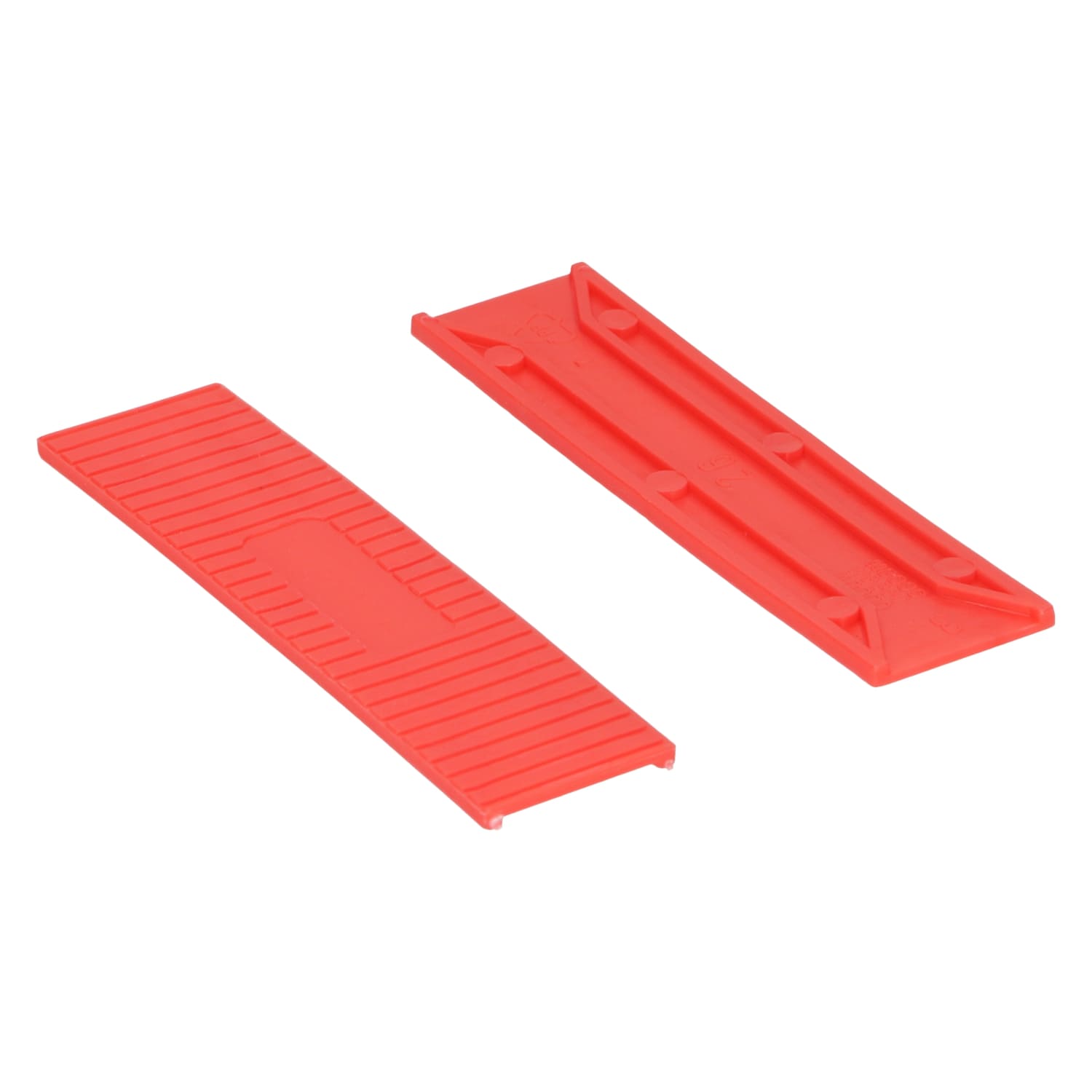 Glasblokjes 26 mm breed - 3 mm dik Rood - Per 100 stuks